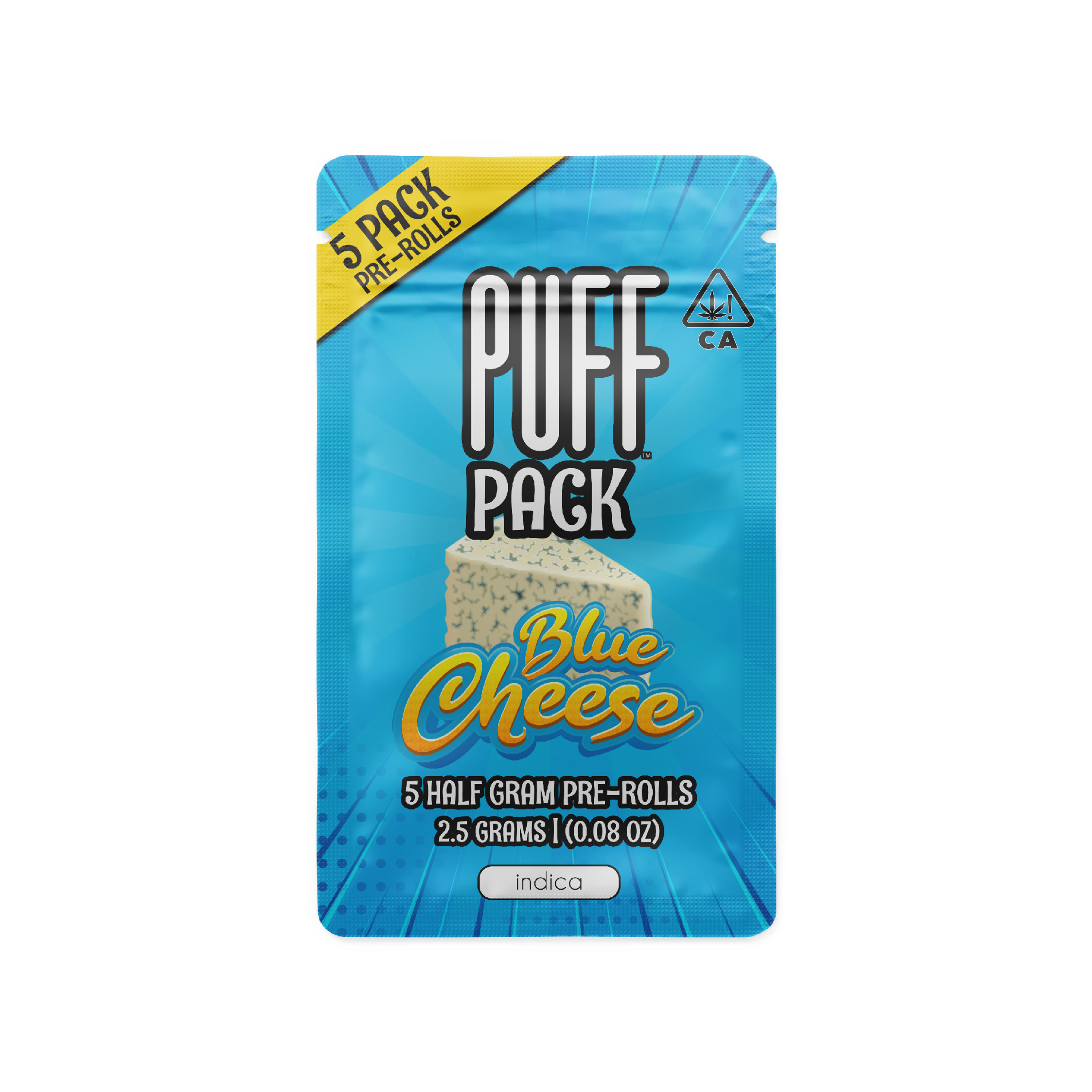 Blue Cheese Pack 5 ct. Pre Roll - 2.5g - PUFF - - $12 - Pre-Rolls