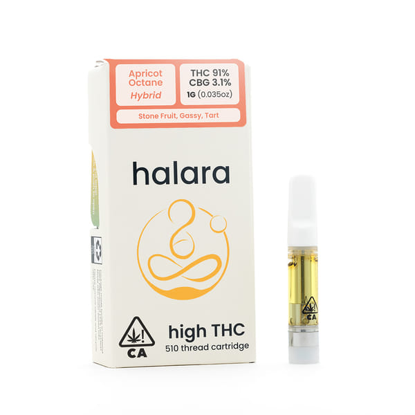 Halara 1g Cart - Halara - Apricot Octane (H) - $35 - Vape Cartridges