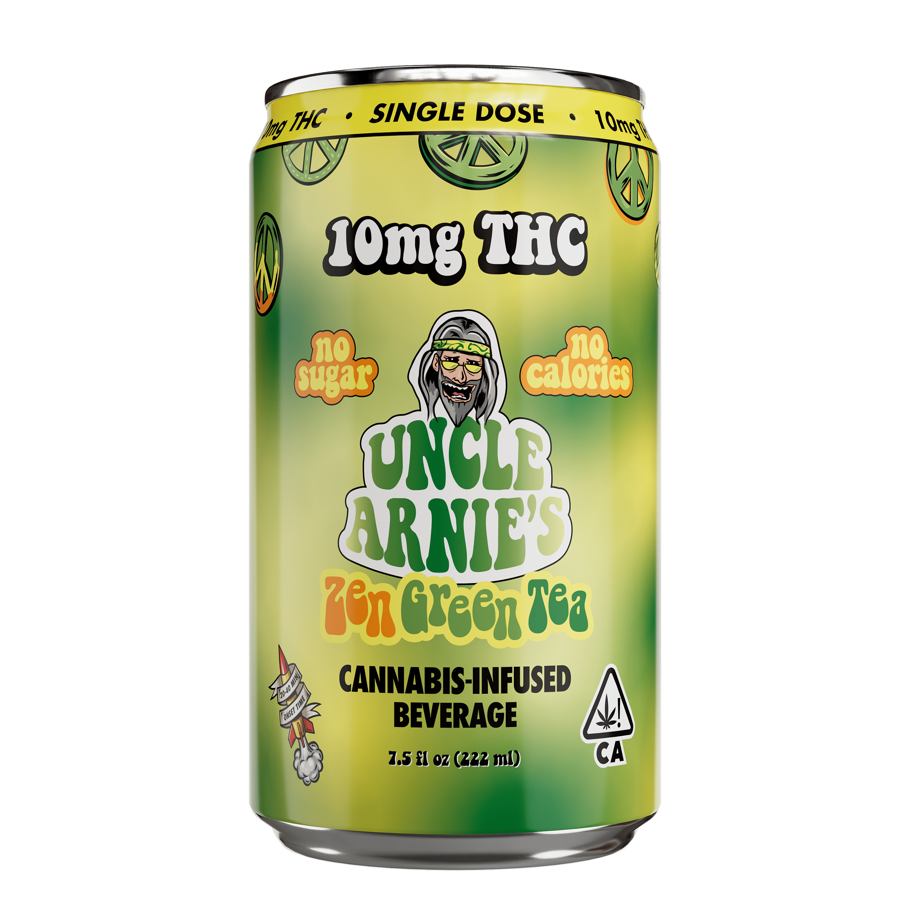 Green Tea  7.5 OZ /Zero Calories 10mg/ - uncle arnies -  - $4 - Edibles