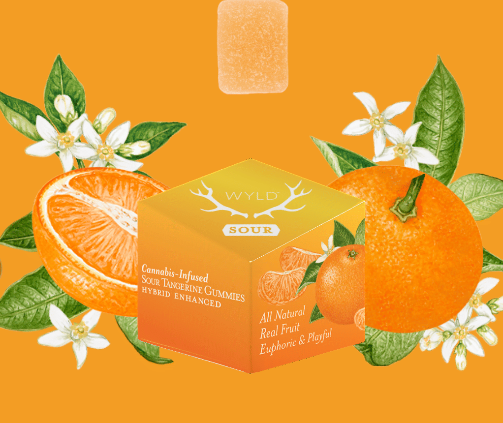 Wyld: Sour Tangerine Gummies - Wyld -  - $23 - Edibles