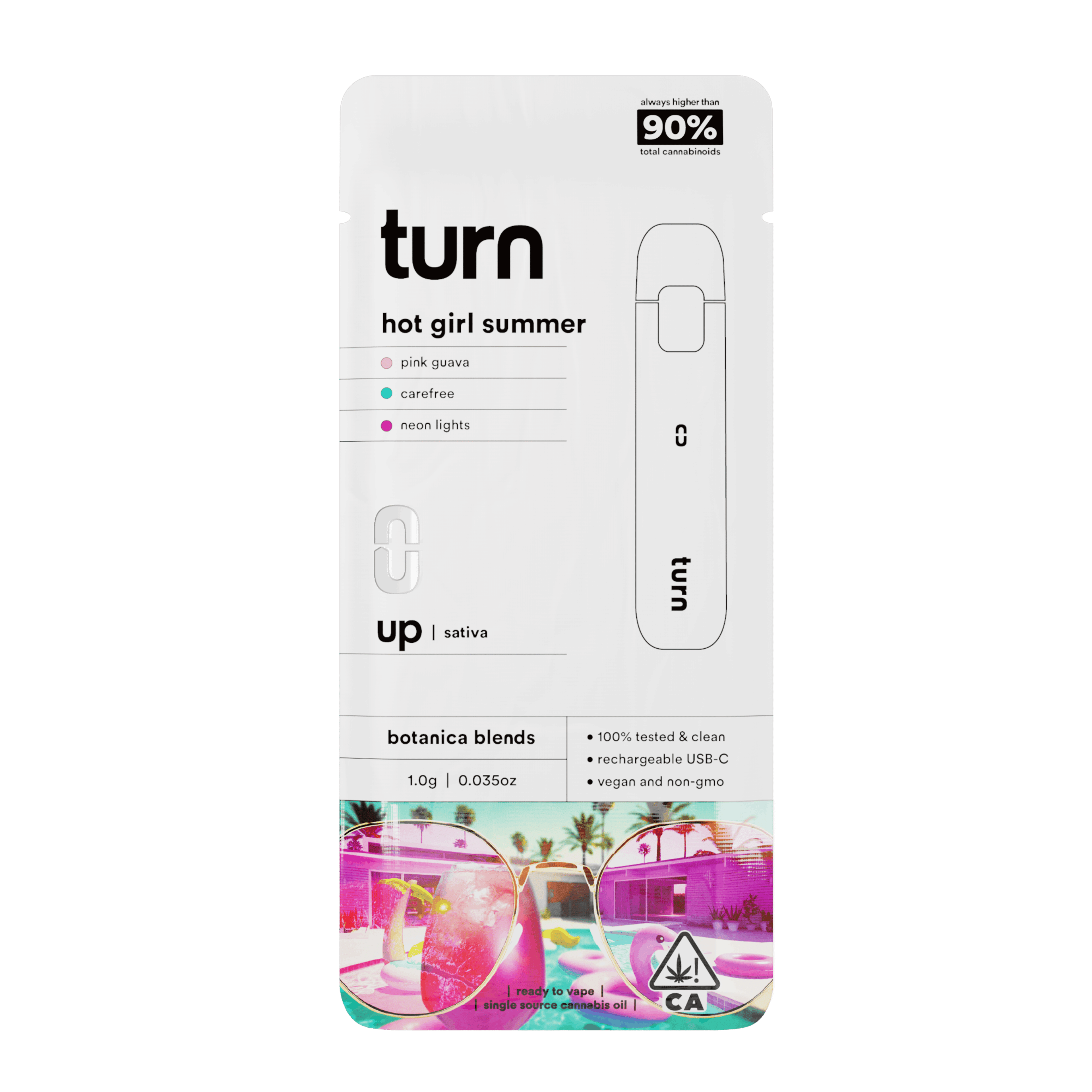 Hot Girl Summer (sativa) / botanica blends / 1g disposable - Turn - - $25.21 - Vapes