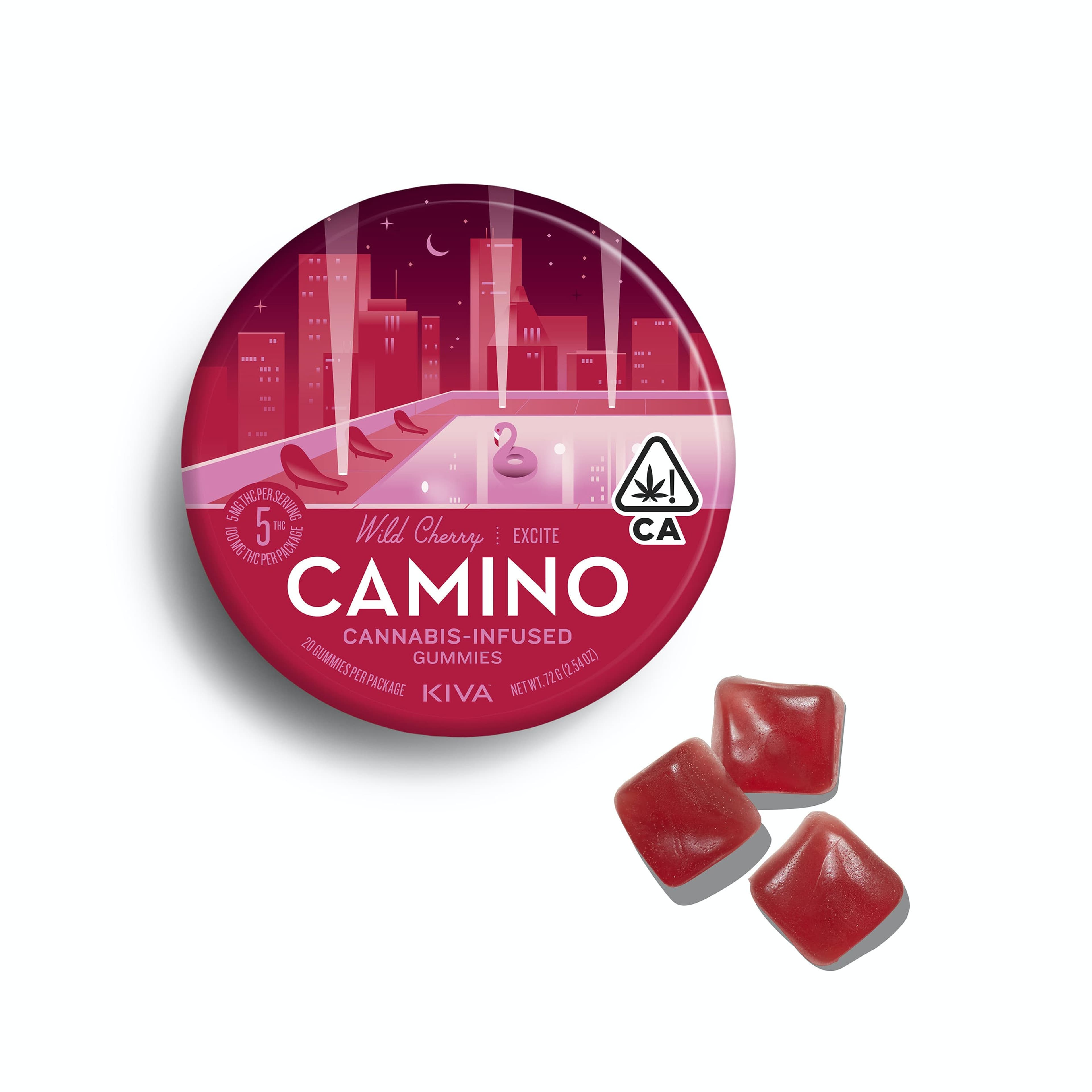 Wild Cherry Gummies - Camino - Kiva - - $20.17 - Edibles