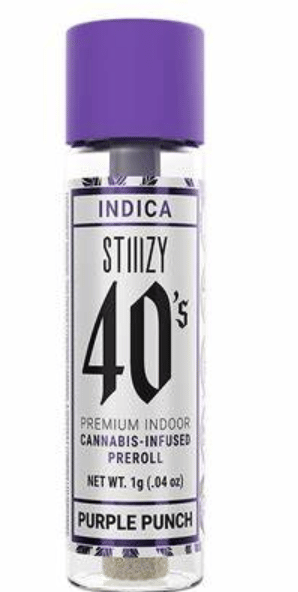 40's Purple Punch 1G Preroll - STIIIZY -  - $10.83 - Pre-Rolls