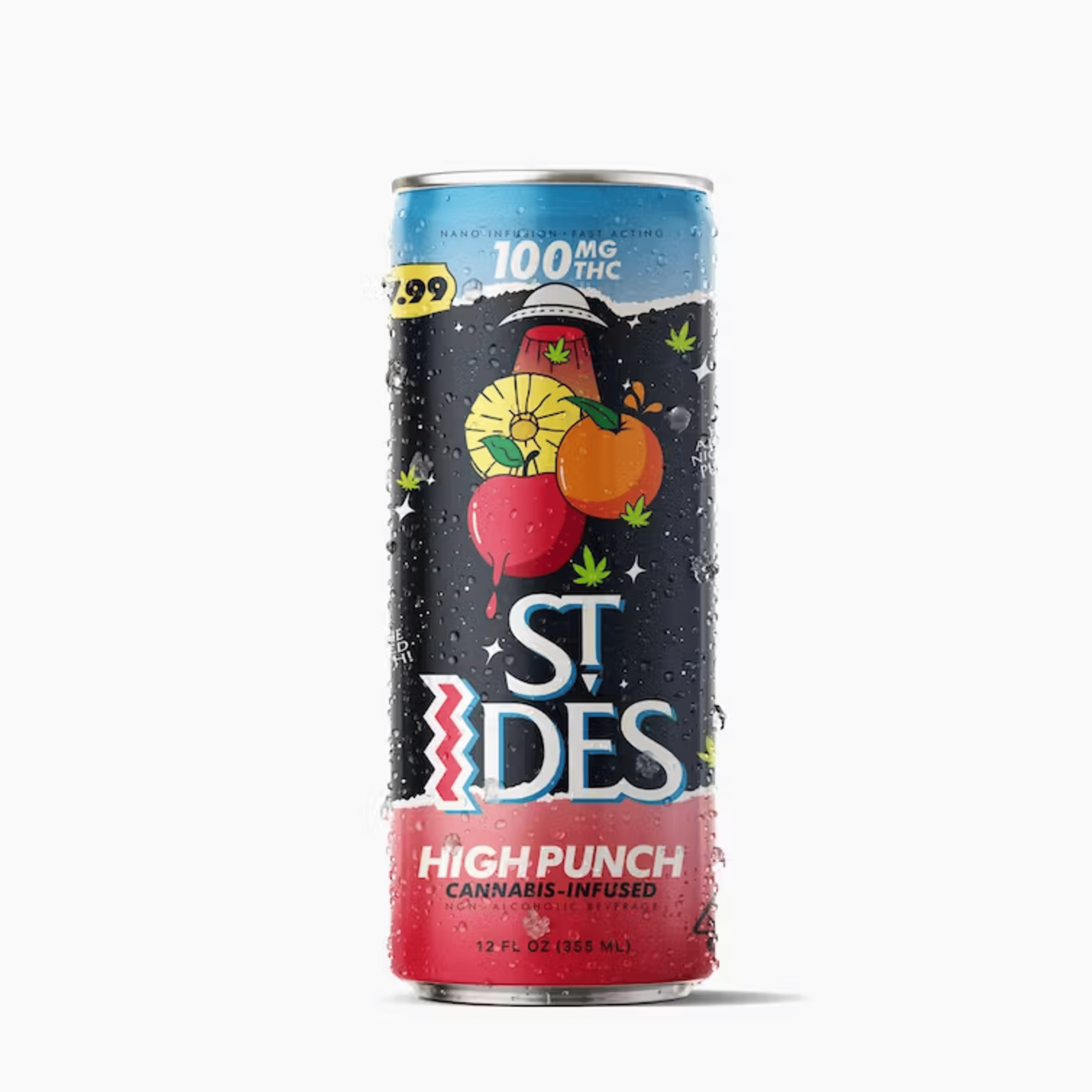 Fruit High Punch St. Ides 100mg - Pabst Labs - - $7.99 - Beverage