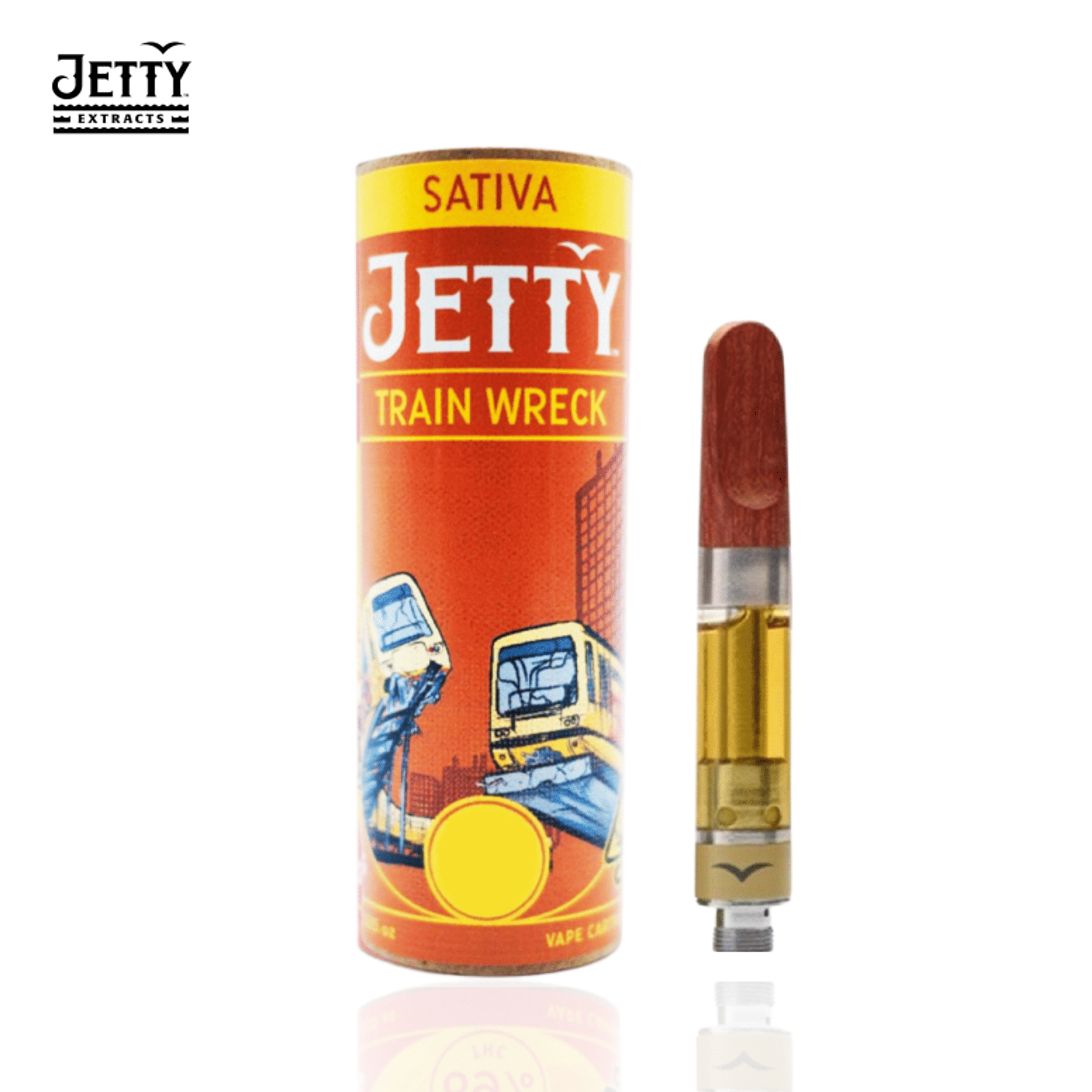 Jetty - Trainwreck - High THC Cart - 1g - Jetty Extracts - - $24.99 - 510 Cartridges