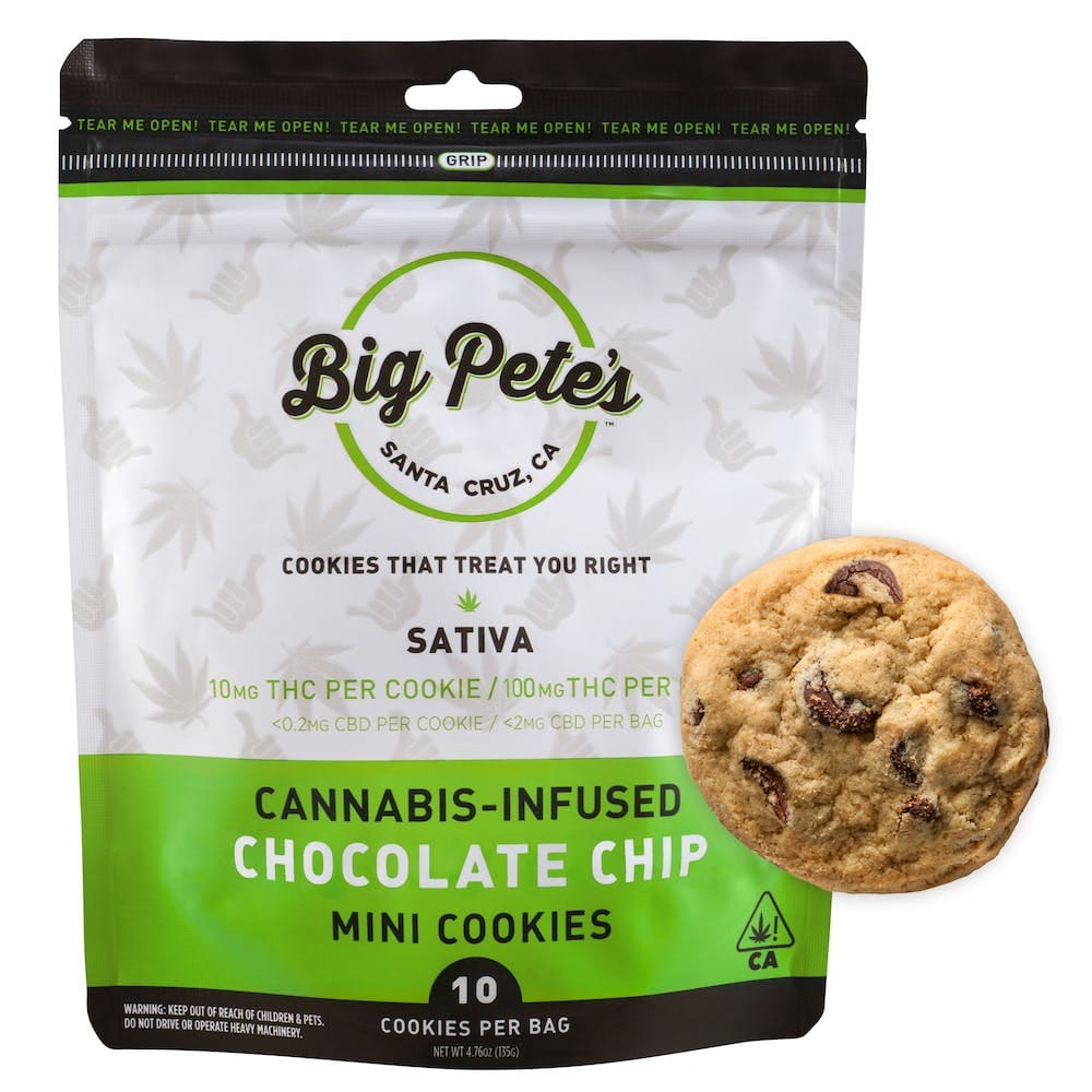 Big Pete's — Chocolate Chip Cookies Sativa - 100mg (10pk)