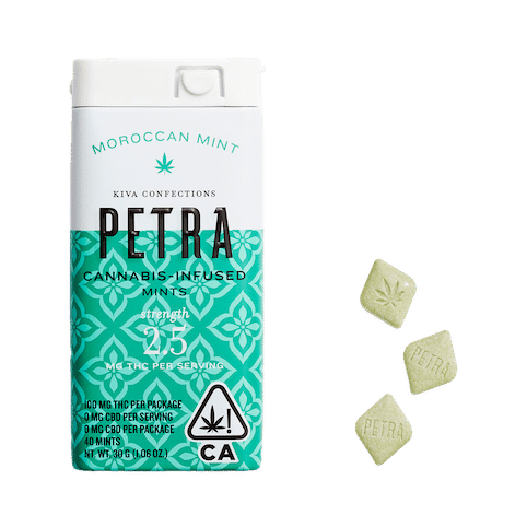 Petra Moroccan Mints - Kiva Confections - 40 Piece - $19.99 - Edibles