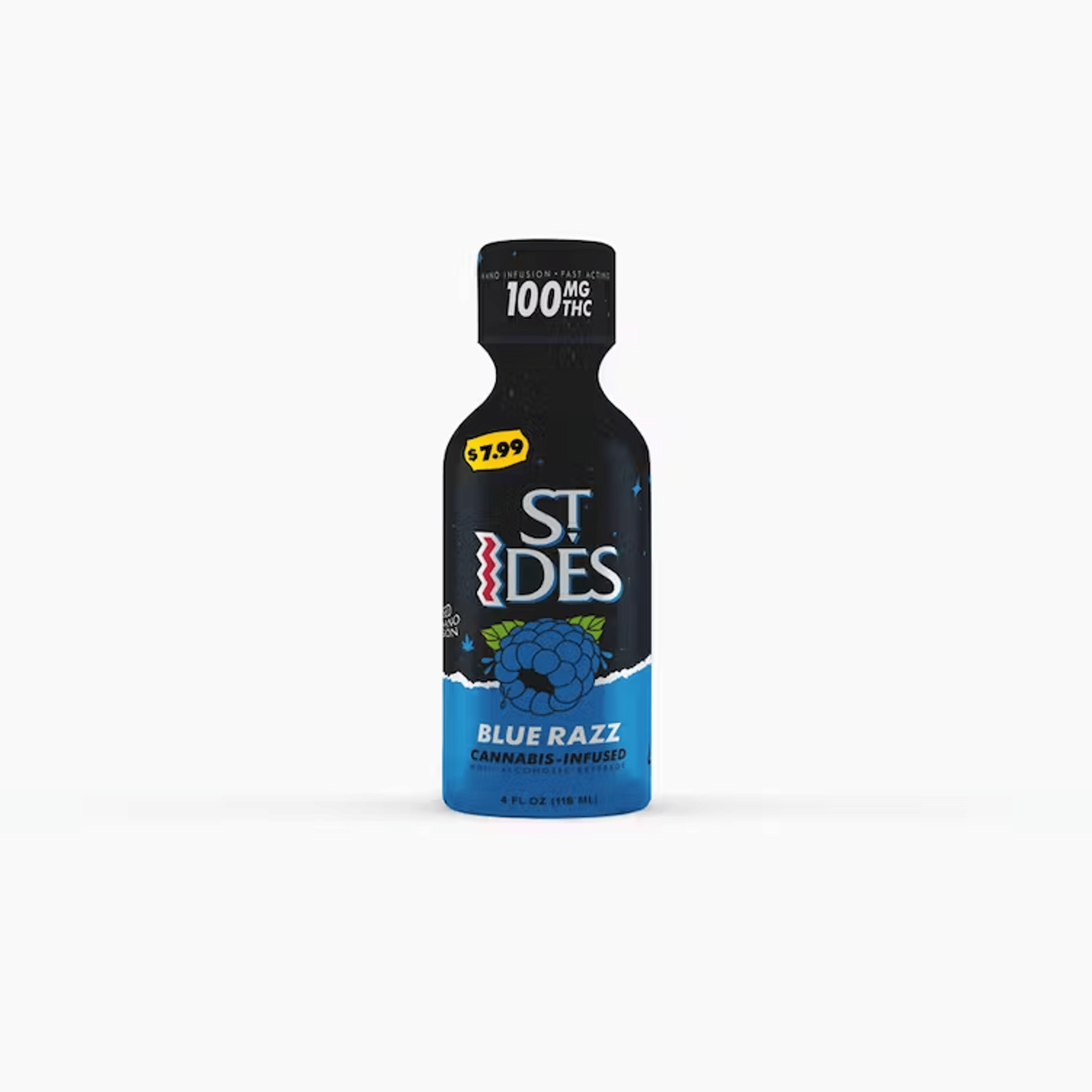 Blue Razz St. Ides Shot 100mg - Pabst Labs - - $7.99 - Beverage