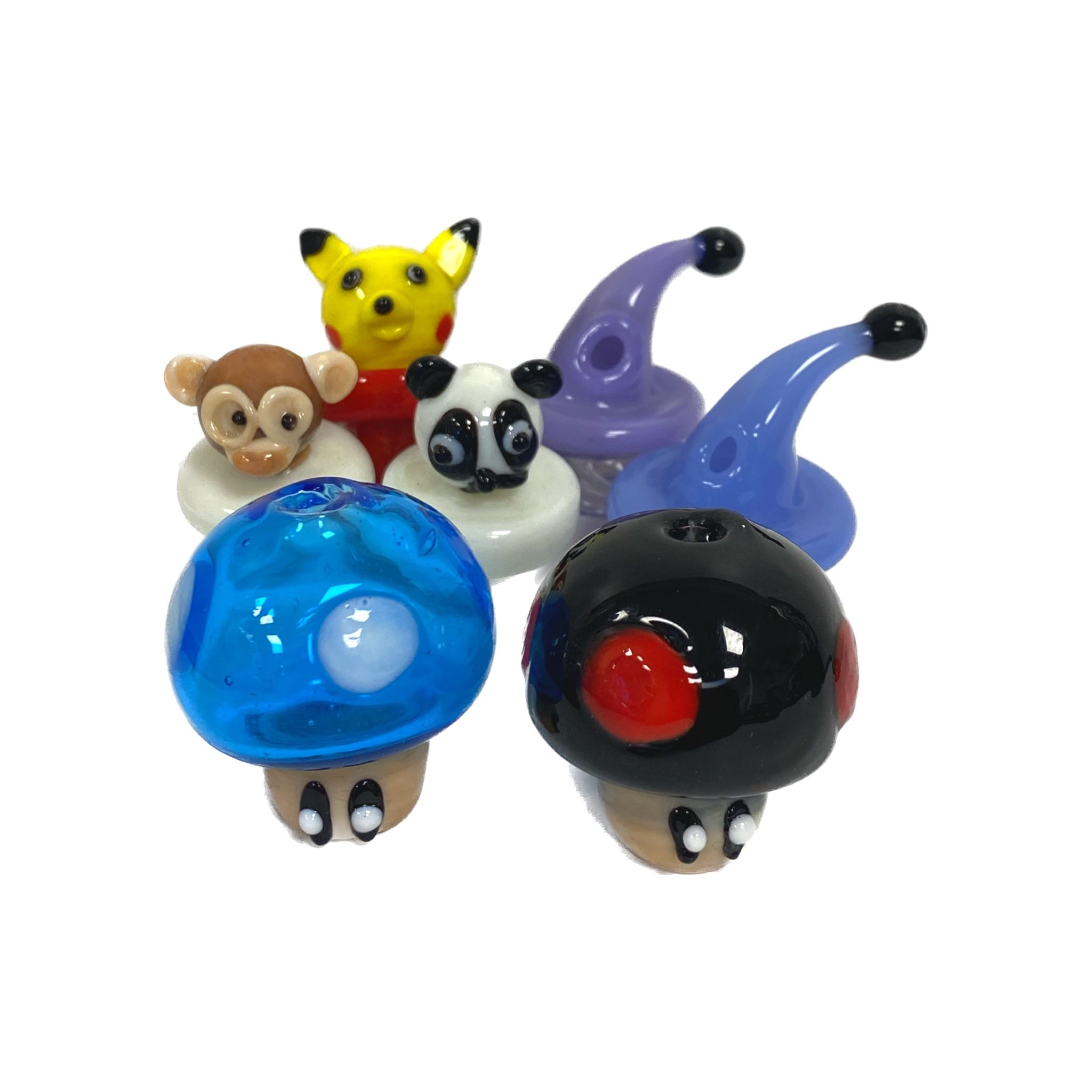 Honeycomb Carb Caps (Assorted Designs) - Glass and Accessories -  - $8 - Paraphernalia