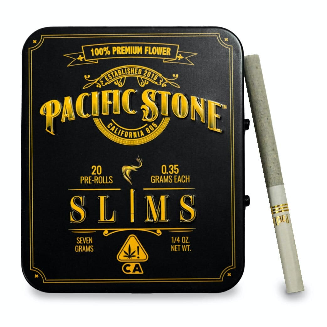 Wedding Cake - .35g Preroll Slims (20pk) - Pacific Stone - PR Slims - Indica - $40 - Pre-Roll Packs