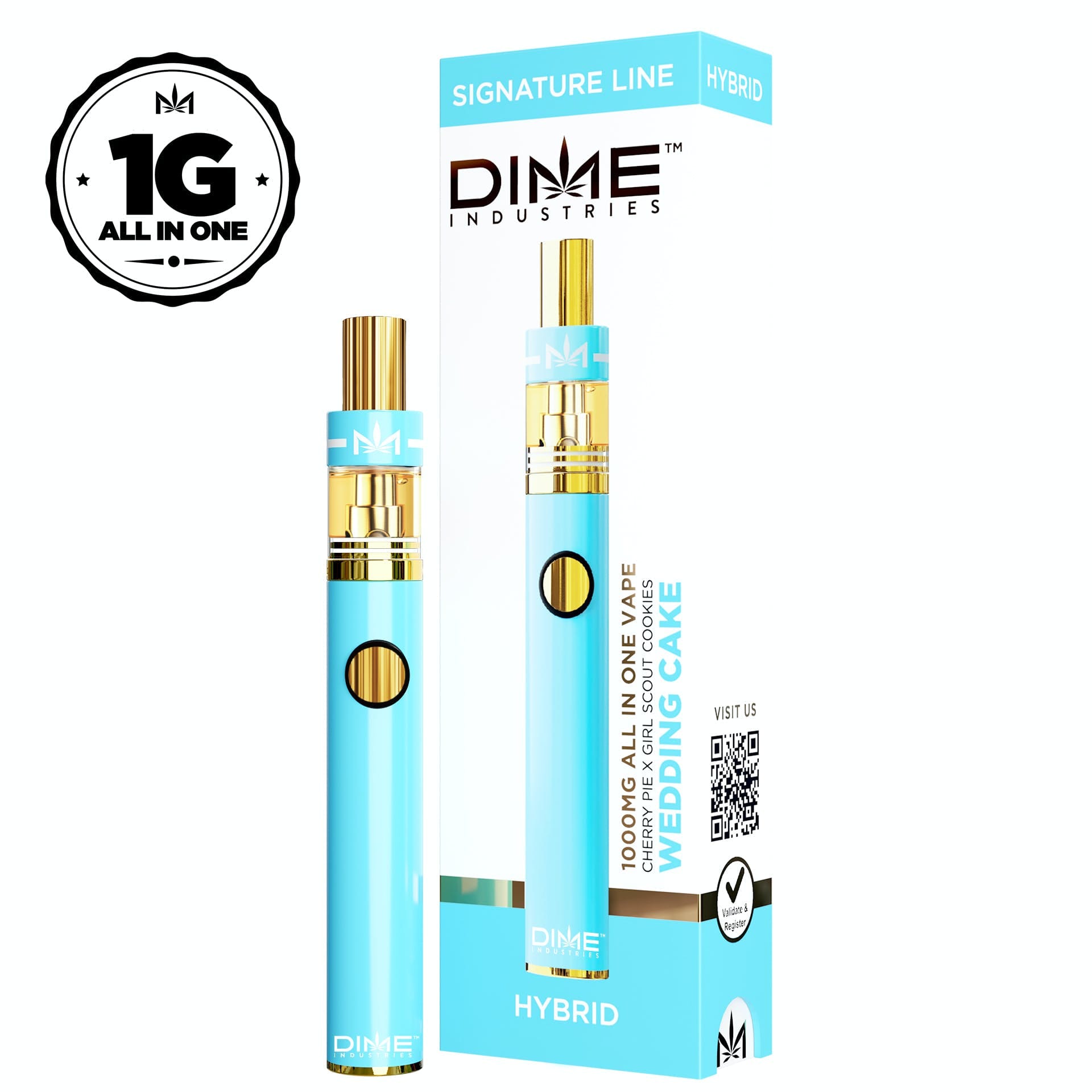 All In One - Wedding Cake - Dime Industries - Full Gram - $35 - Disposable
