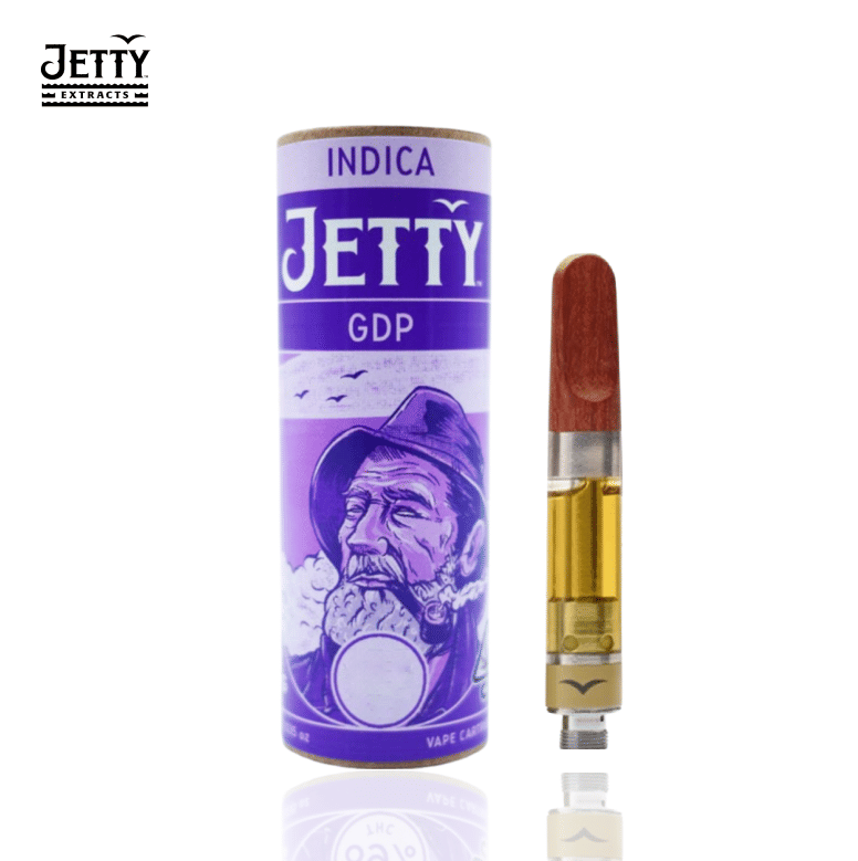 Jetty - GDP (Granddaddy Purple) - High THC Cart - 1g - Jetty Extracts -  - $24.99 - 510 Cartridges