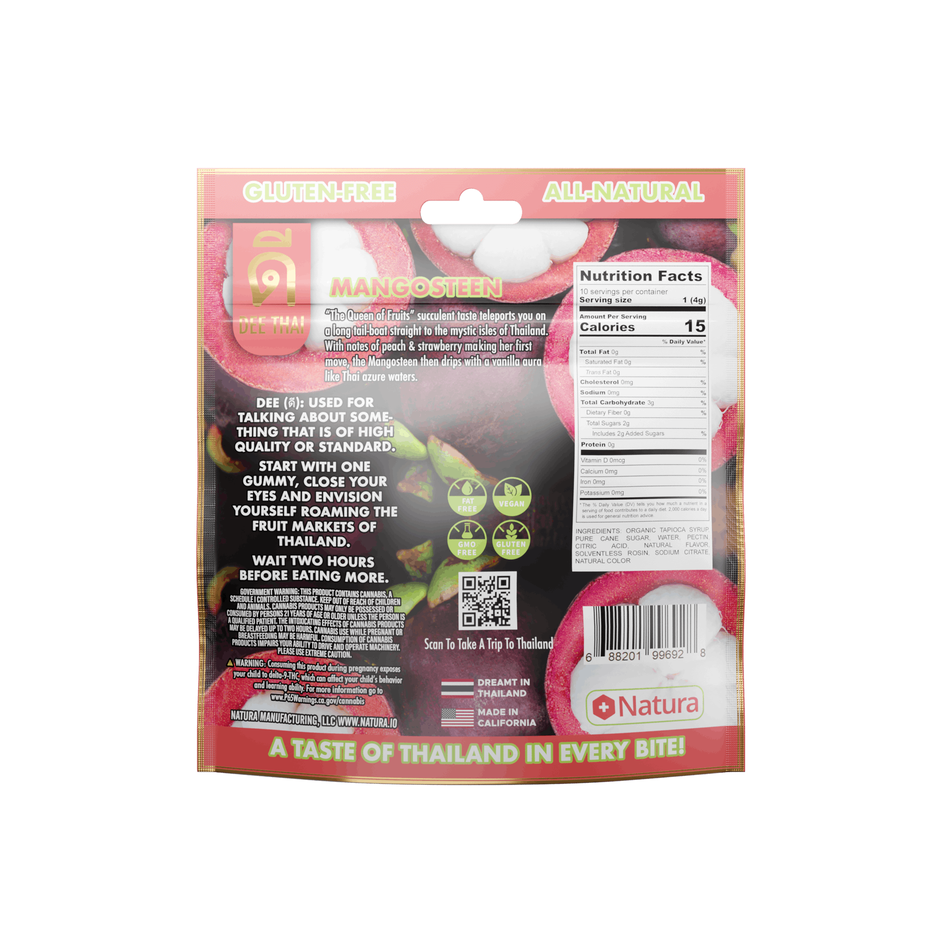 MANGOSTEEN 100MG GUMMIES - DEE -  - $9 - Edibles