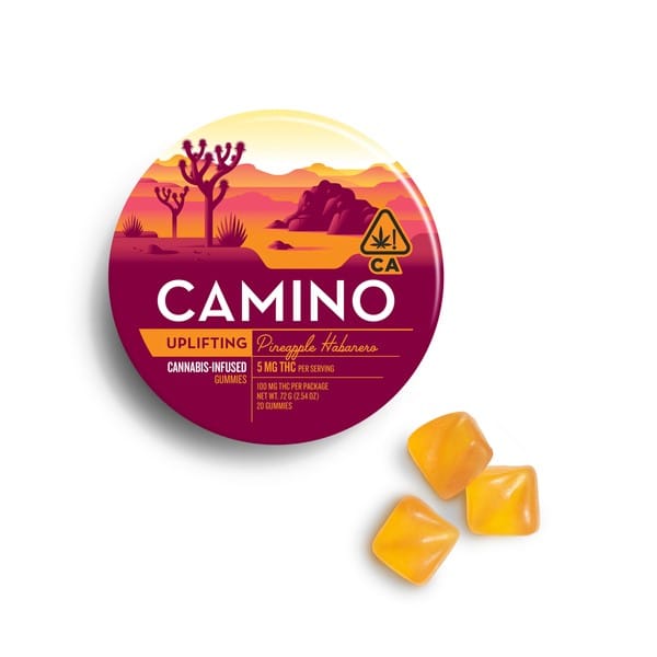 Pineapple Habanero Gummies - Camino - Kiva - Pineapple Habanero (H) - $17 - Edibles