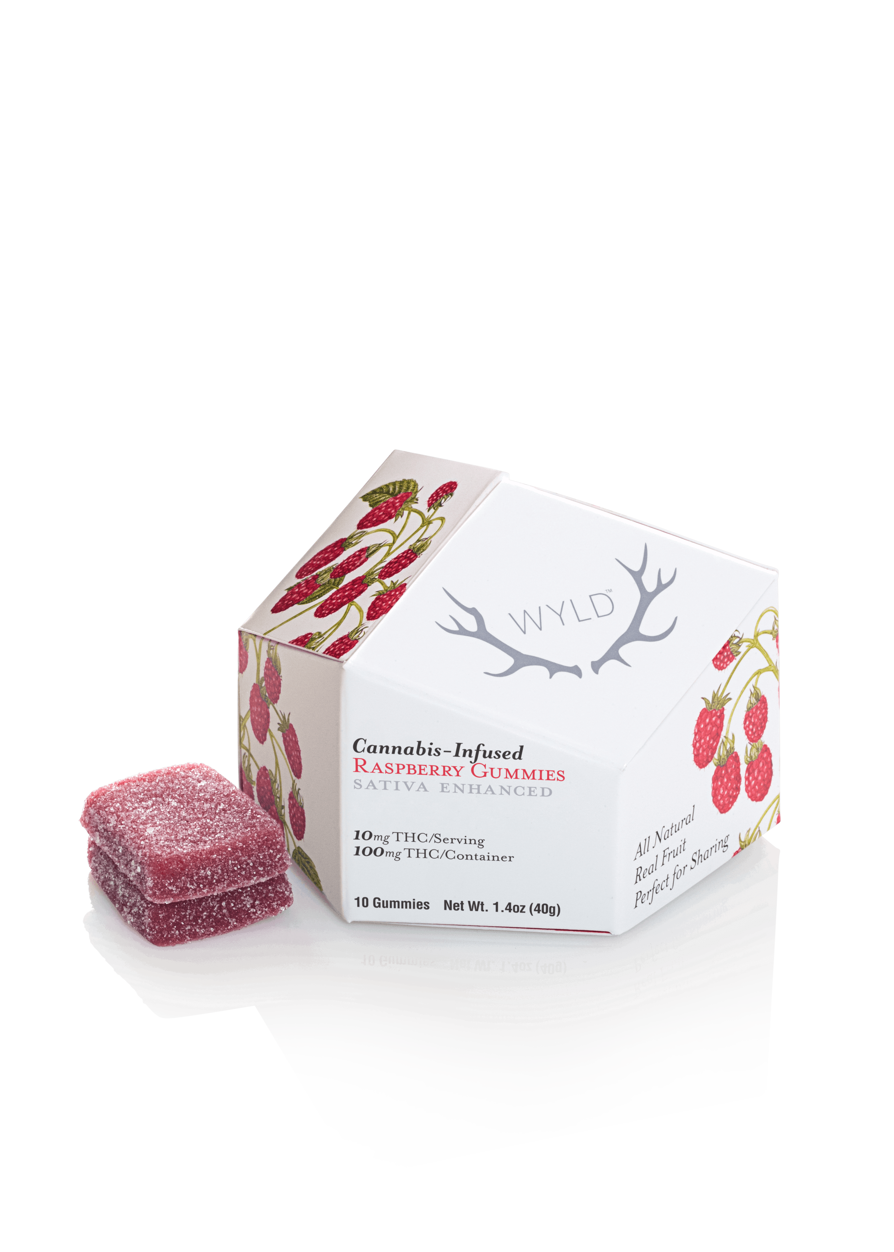 Raspberry Gummies *SPECIAL PRICING* - Wyld - Raspberry (S) - $13 - Edibles
