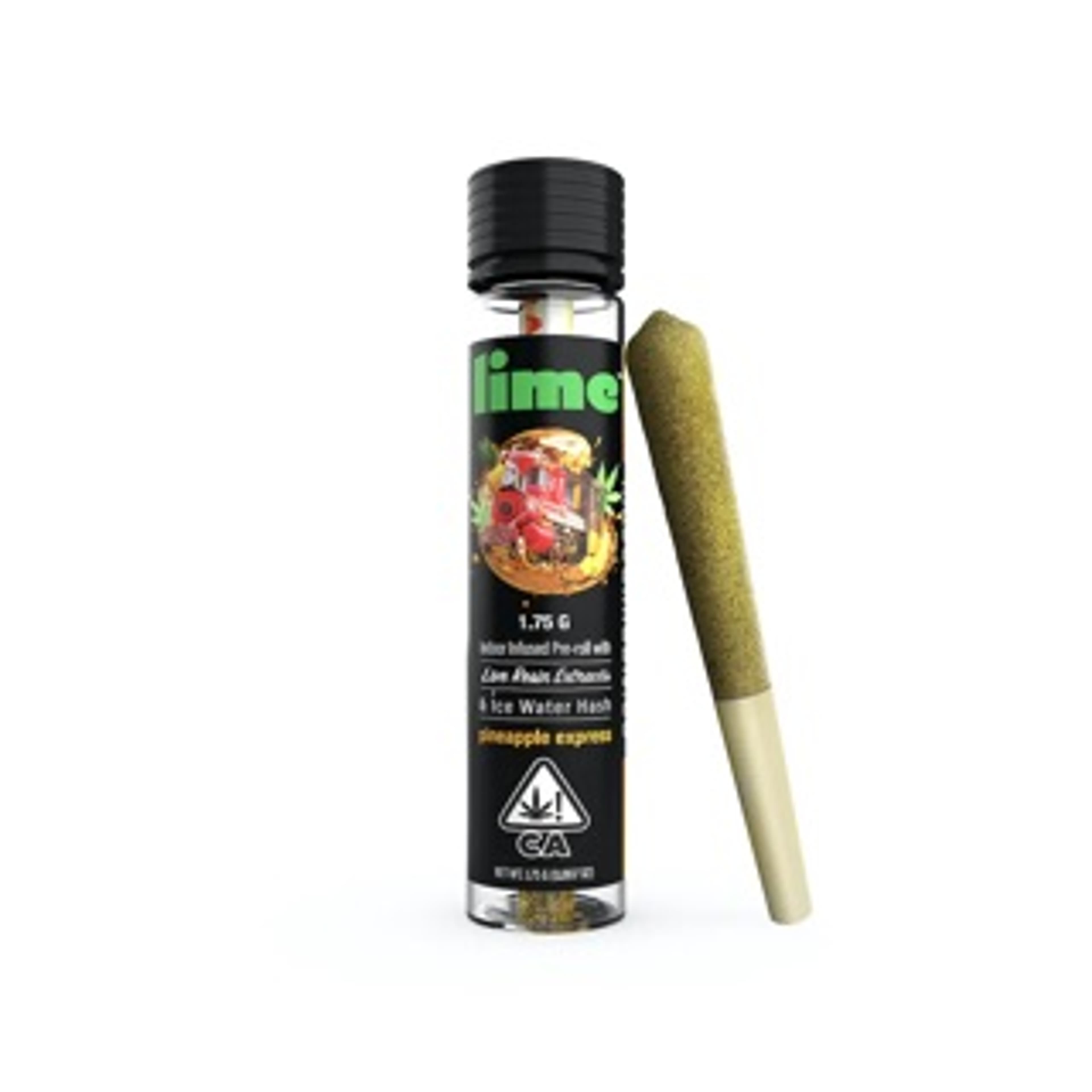 Pineapple Express 1.75G Preroll - Lime Brand - - $11.55 - Pre-Rolls