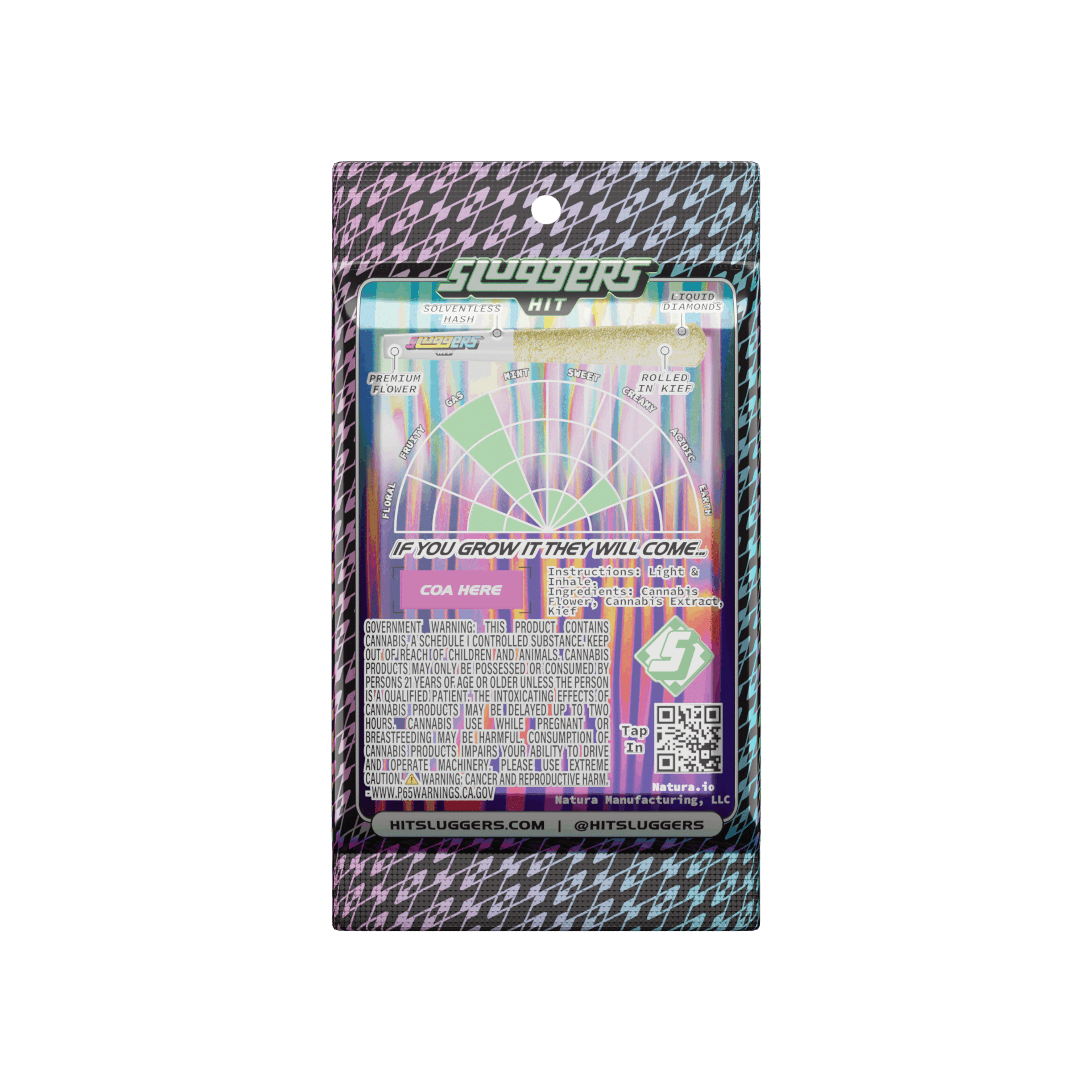 Sluggers - Infused Prerolls - 3.5g 5pk - Euphoria - Sluggers Hit - Sluggers - Infused Prerolls - 3.5g 5pk - Euphoria - $42 - Flowers