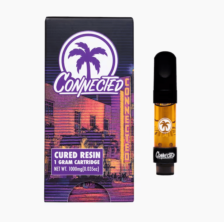 Electric Blue Cured Resin Cart 1g - Connected -  - $22.24 - Vapes