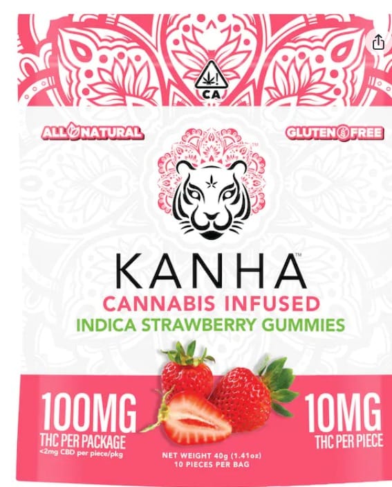 Classic: Strawberry 100MG Gummies - Kanha -  - $11.55 - Edible