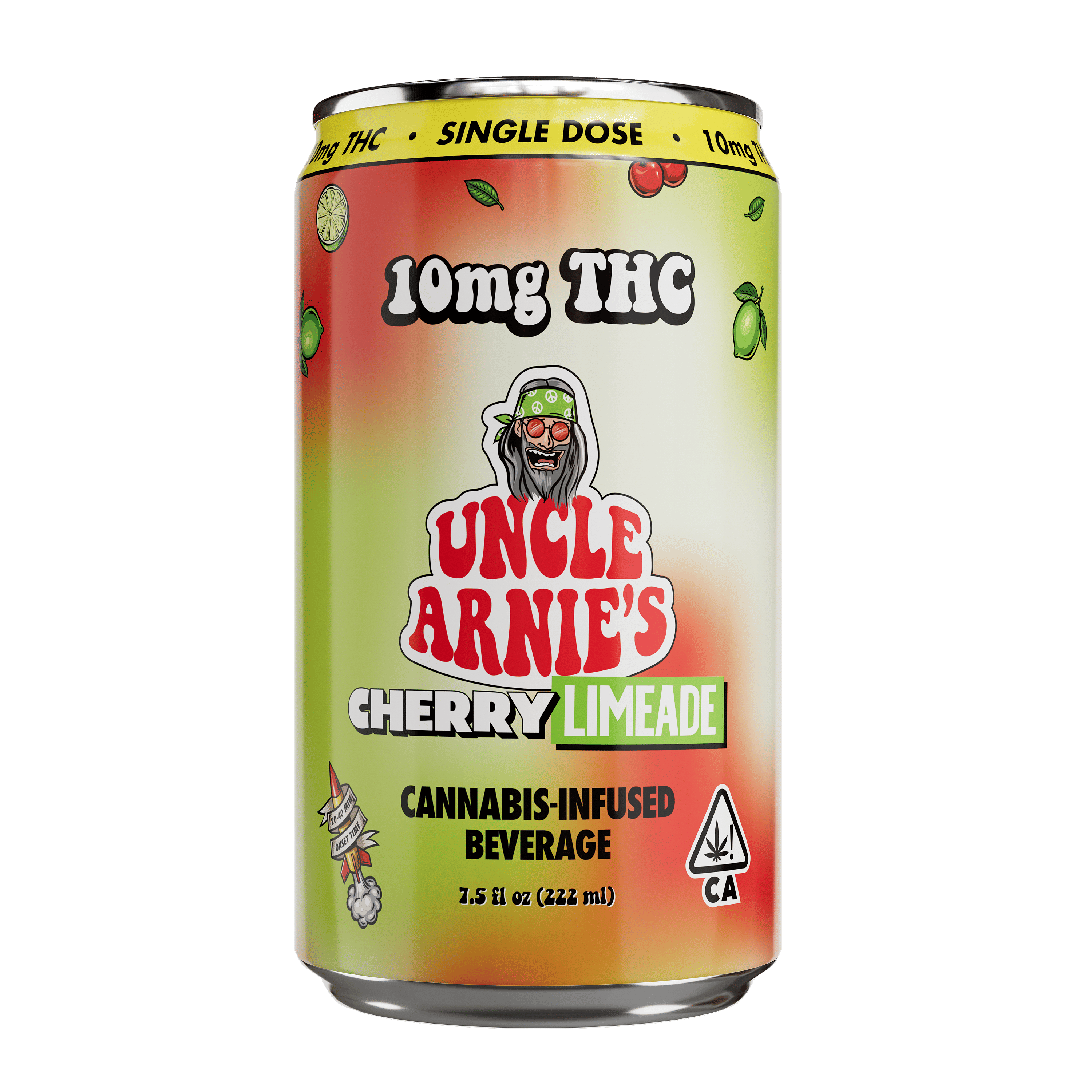 Cherry Limeade 7.5oz/ 10mg/ - uncle arnies -  - $4 - Edibles