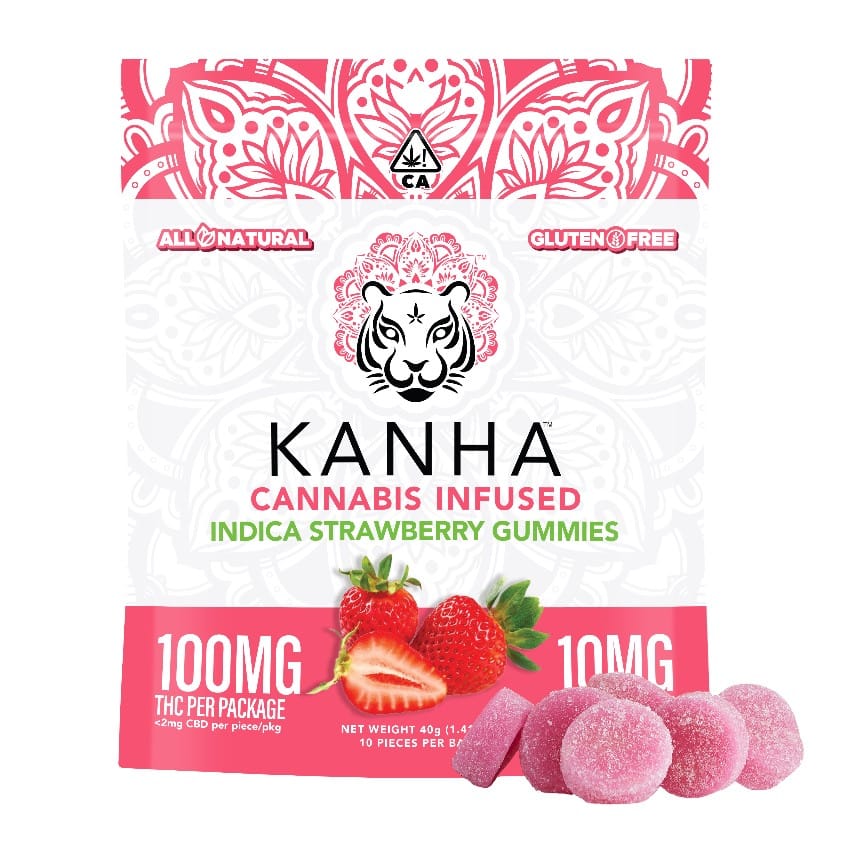 Strawberry Gummies - Kanha -  - $15 - Edibles