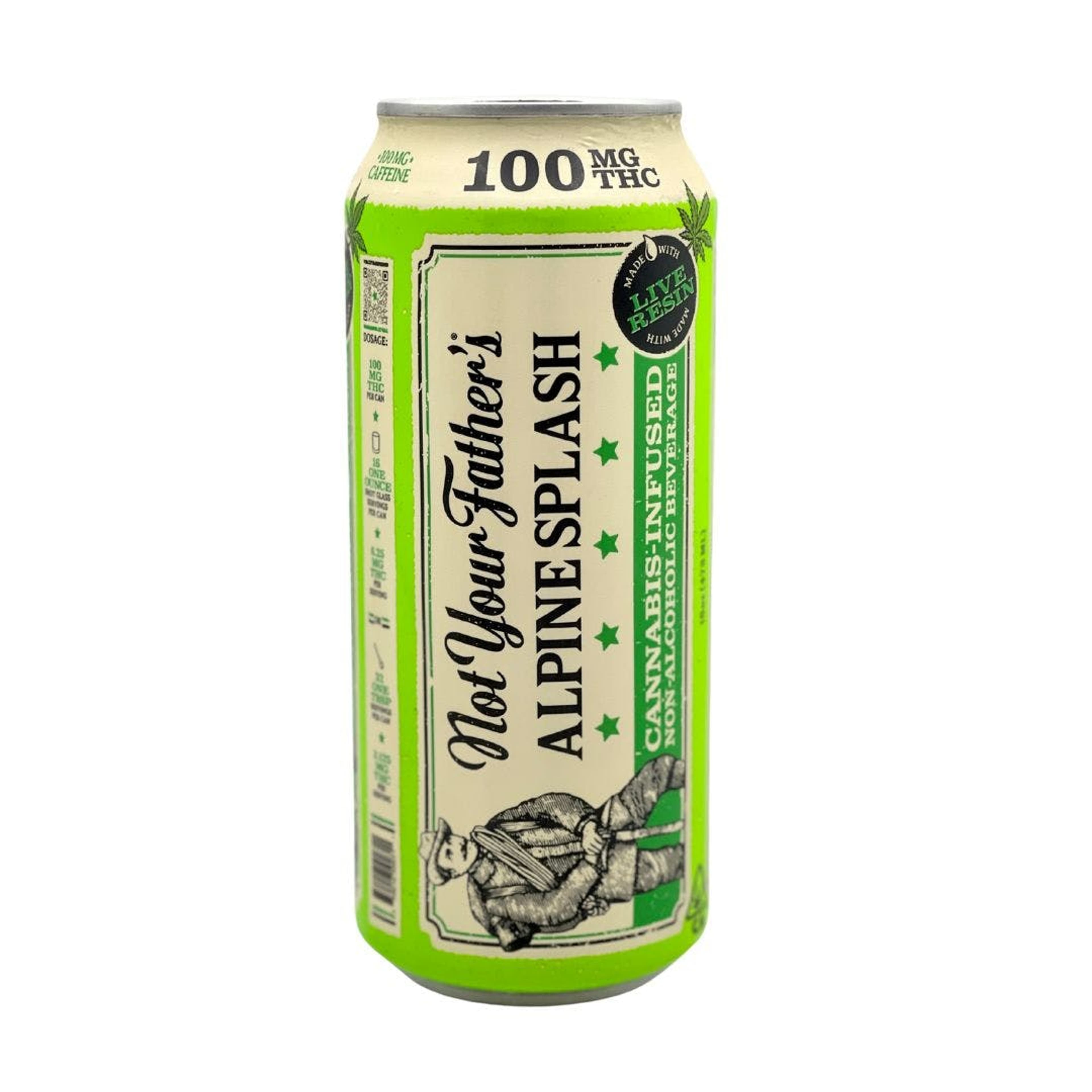 Alpine Splash - 100mg Live Resin Infused - Not Your Father's - Alpine Splash - $10 - Beverages