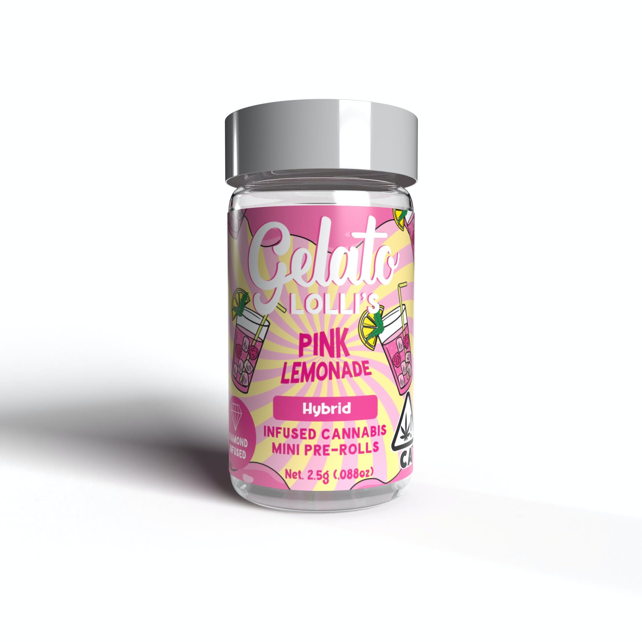 Gelato Lolli's | .6gx5pk - Pink Lemonade - Infused Pre-Rolls - Sativa - Gelato -  - $33.50 - Pre-Rolls