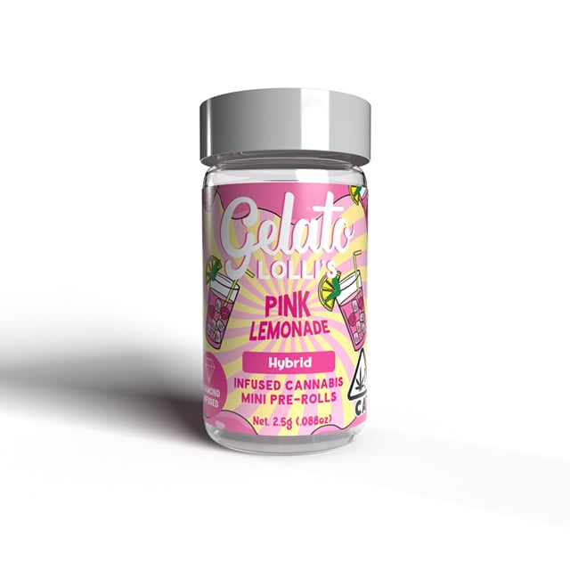 Gelato Lolli's | .6gx5pk - Pink Lemonade - Infused Pre-Rolls - Sativa