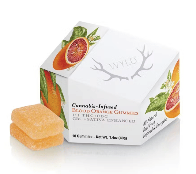 Blood Orange 1:1 CBC Sativa Enhanced Gummies