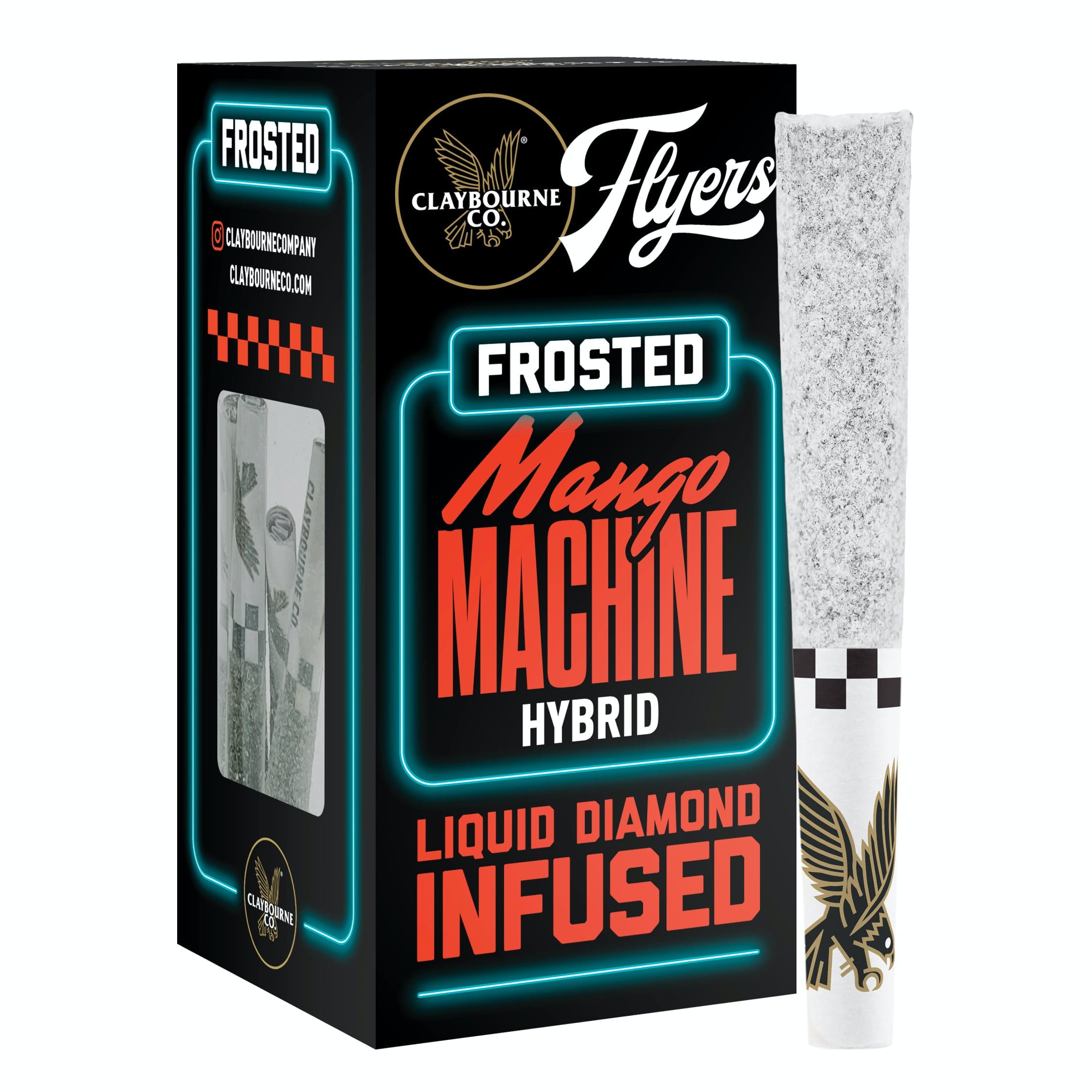 Flyers Frosted: Mango Machine 5pk .5g Pre-Rolls - Claybourne - null - $35 - Pre-Rolls
