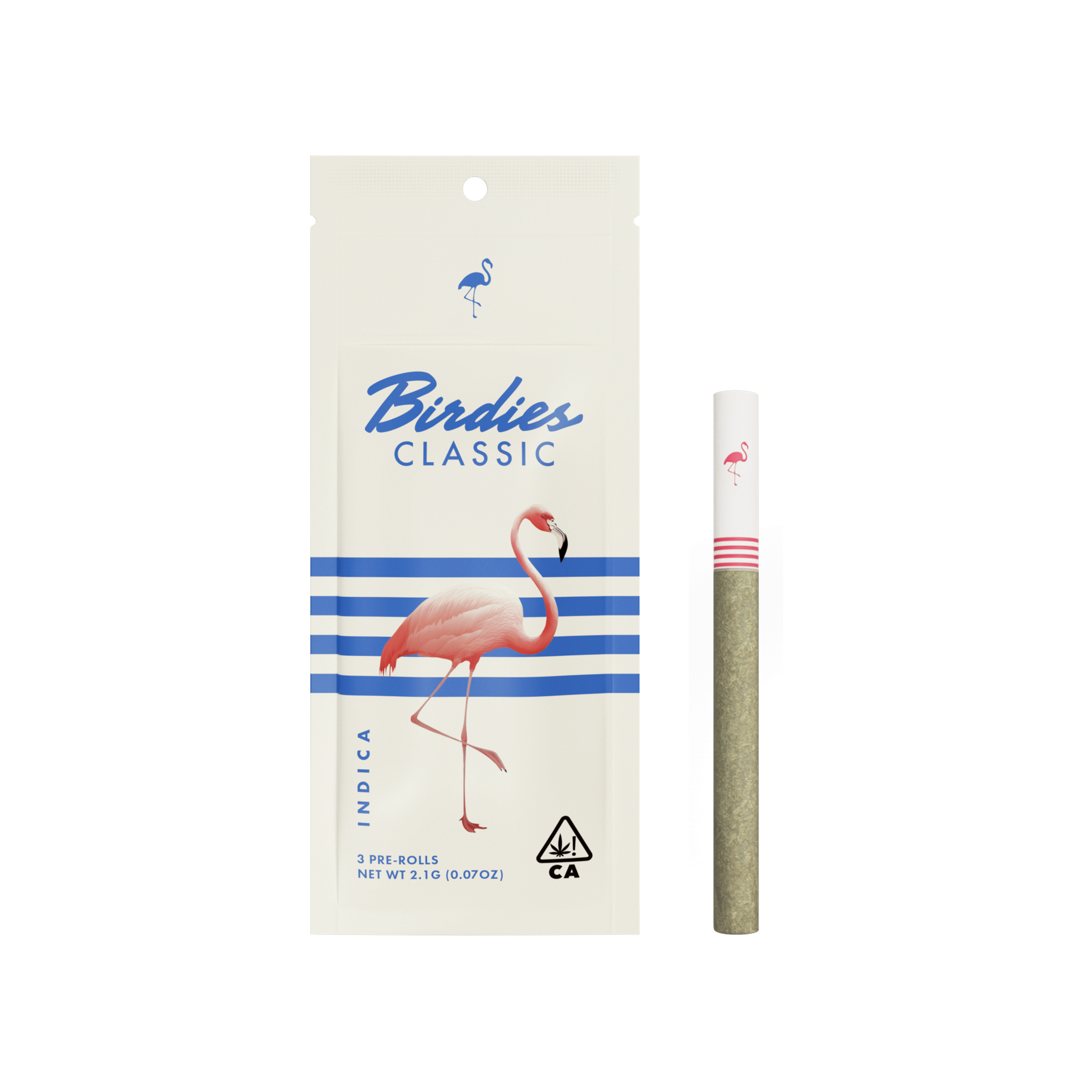 Classic Indica 3-Pack 2.1g - Birdies - - $11 - Pre-Rolls