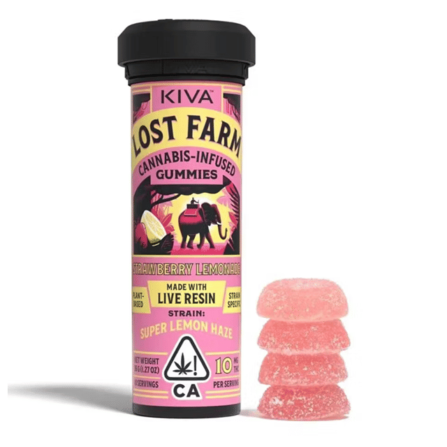 STRAWBERRY LEMONADE SUPER LEMON HAZE Live Resin Gummies