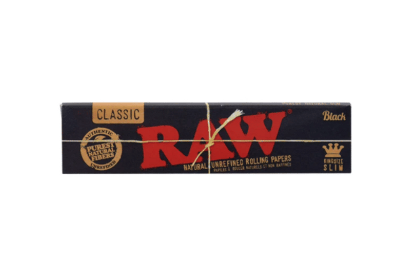 Raw King Slim Rolling Papers - RAW -  - $2 - Accessories