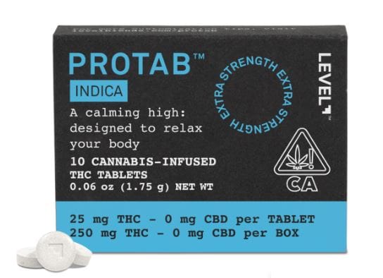 LEVEL - Indica Protab - 10 x 25mg Tablets - Level - Pack - $32 - Capsules