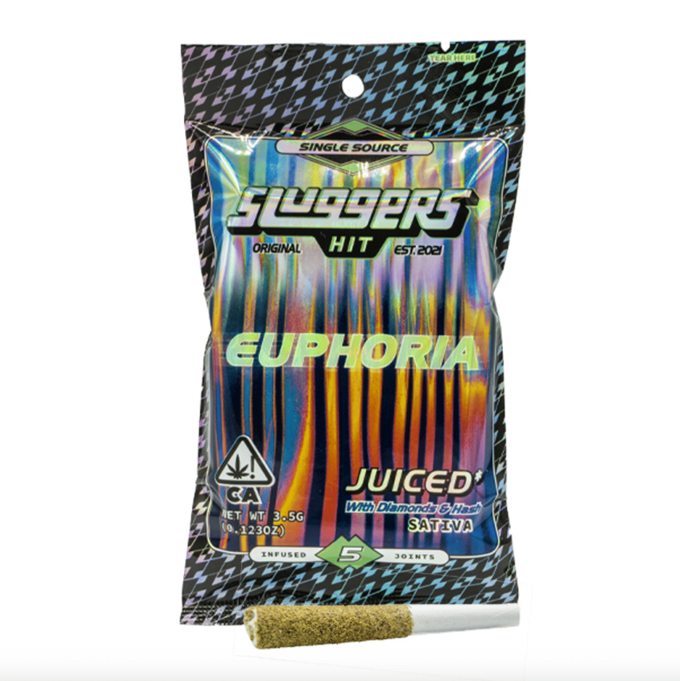 EUPHORIA INFUSED .7G x 5pk - 3.5g - FIDELS -  - $45 - Pre-Rolls