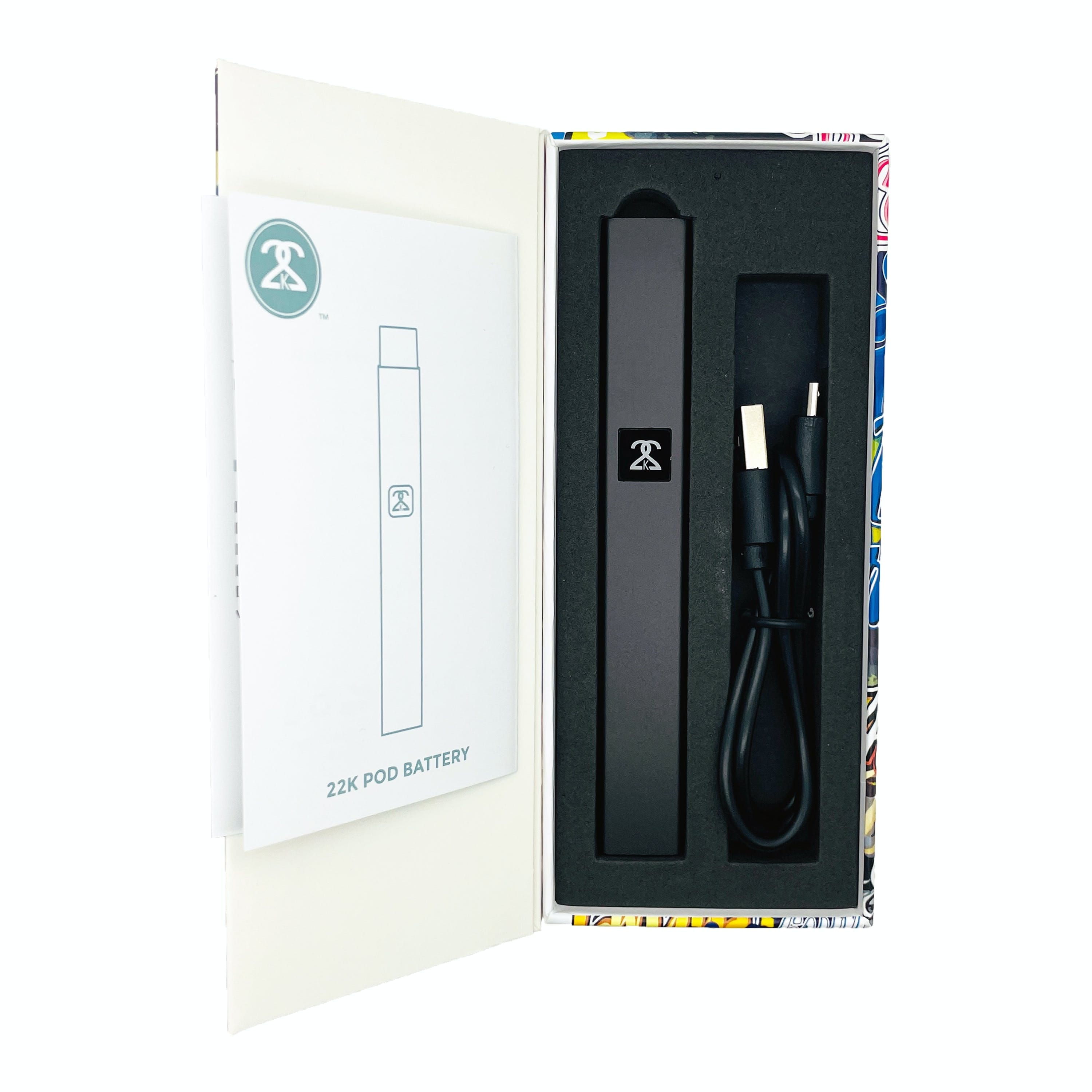 Pod Battery  (Black) - Twenty Two K / 22k -  - $25 - Paraphernalia