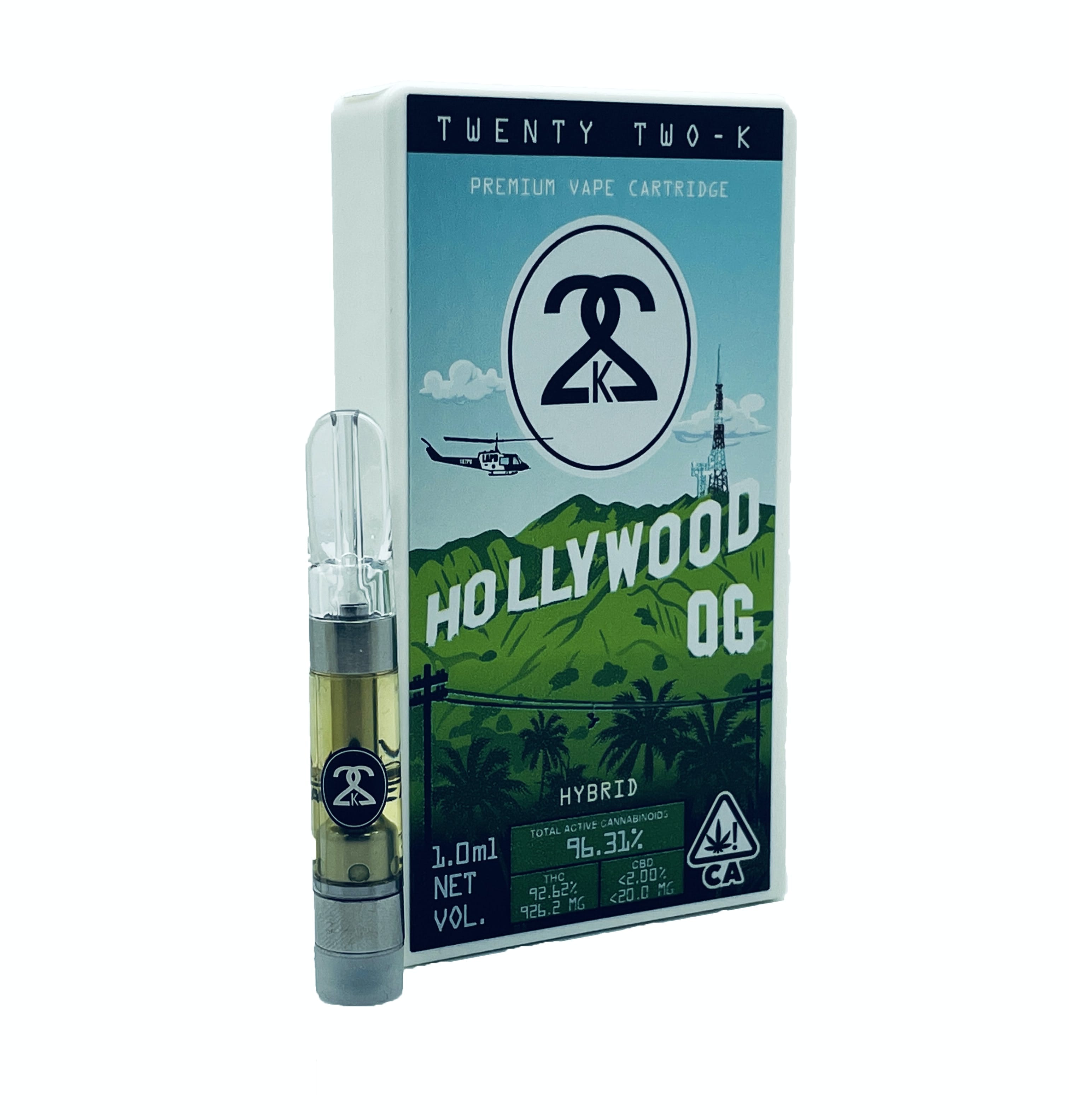 Hollywood OG Cartridge - 1g - Twenty Two K / 22k -  - $30 - Cartridges / Pods