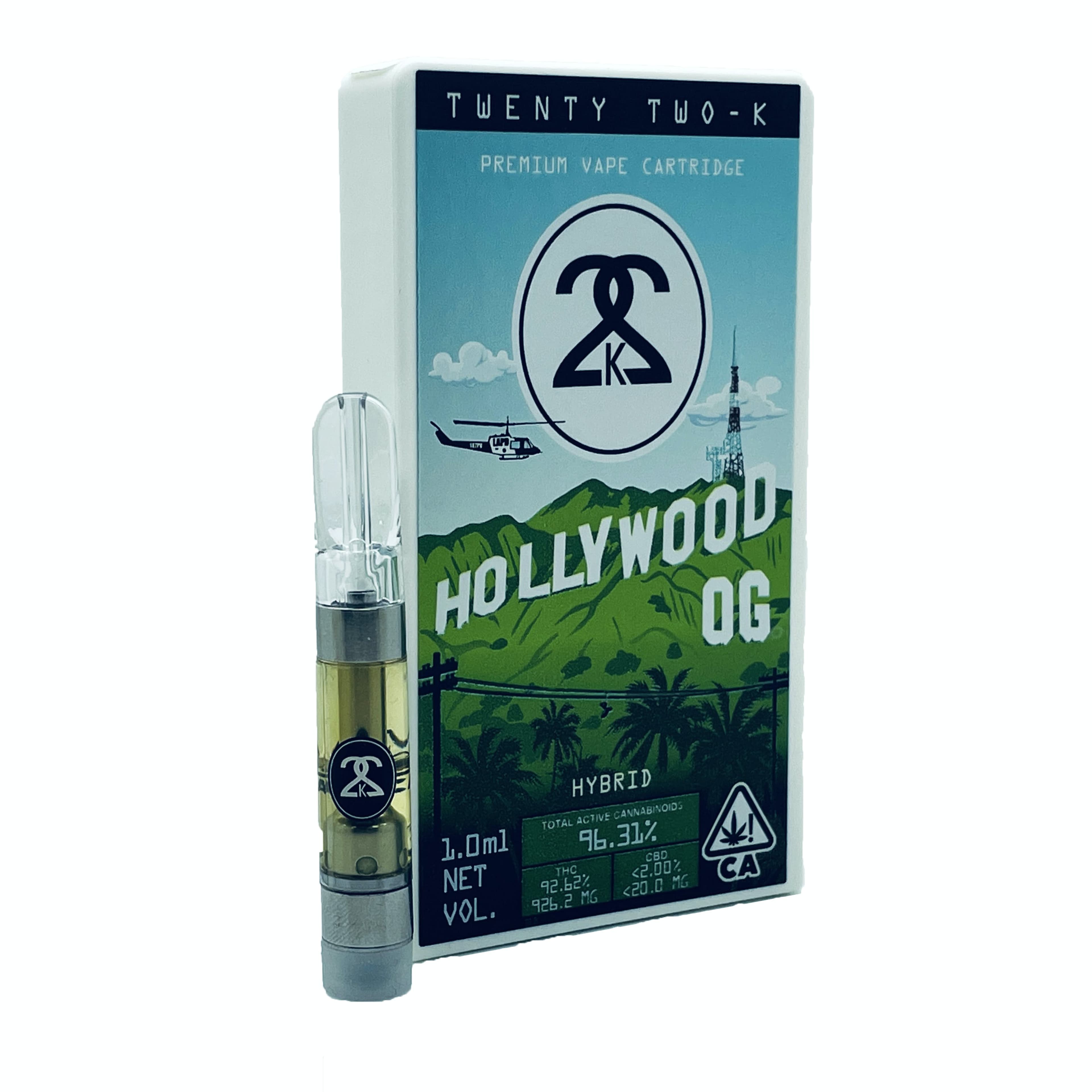Hollywood OG Cartridge - 1g - Twenty Two K / 22k - - $30 - Cartridges / Pods