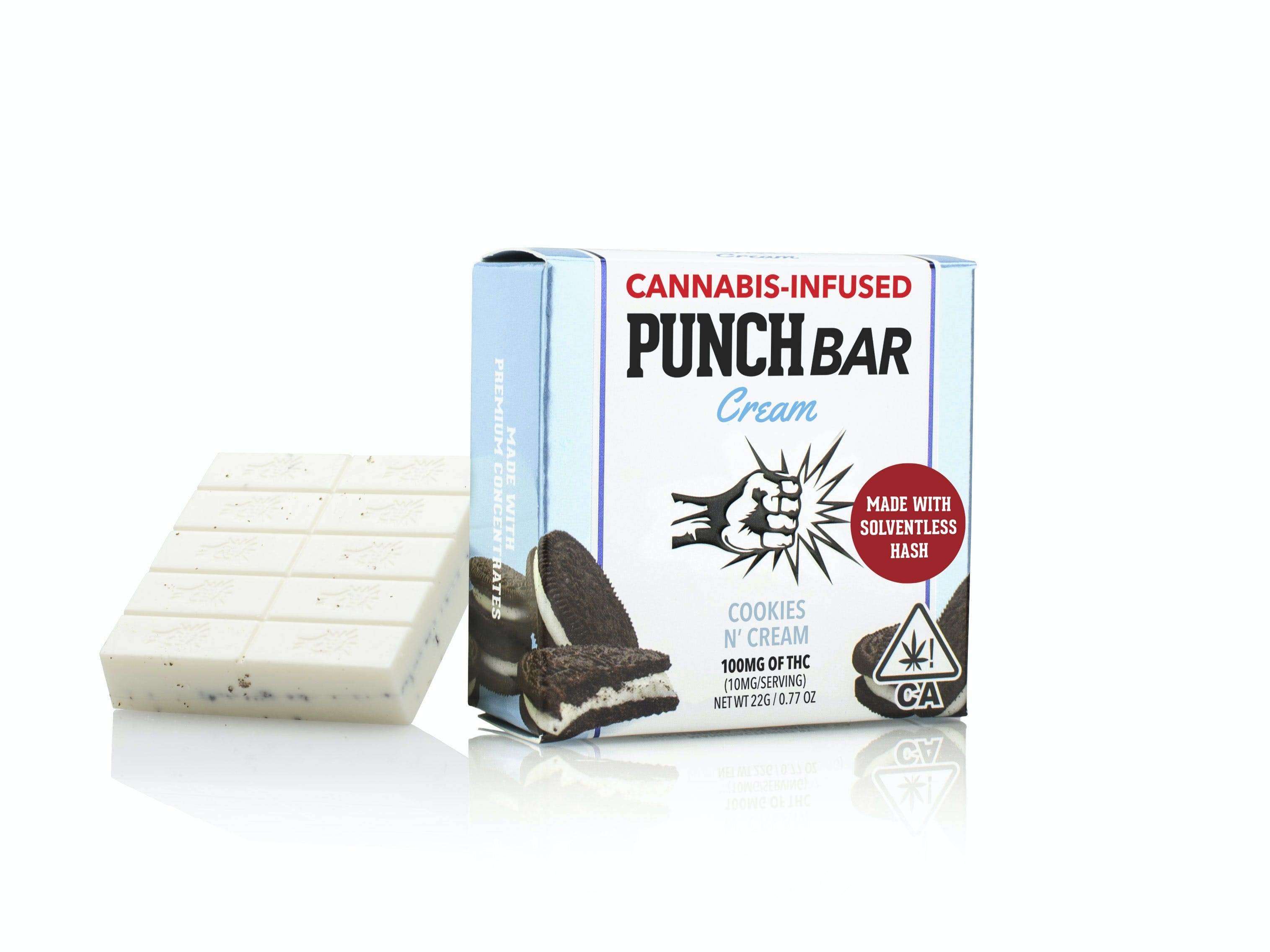 COOKIES N' CREAM - BAR - Punch BAR -  - $10.75 - Edible (weight - each)
