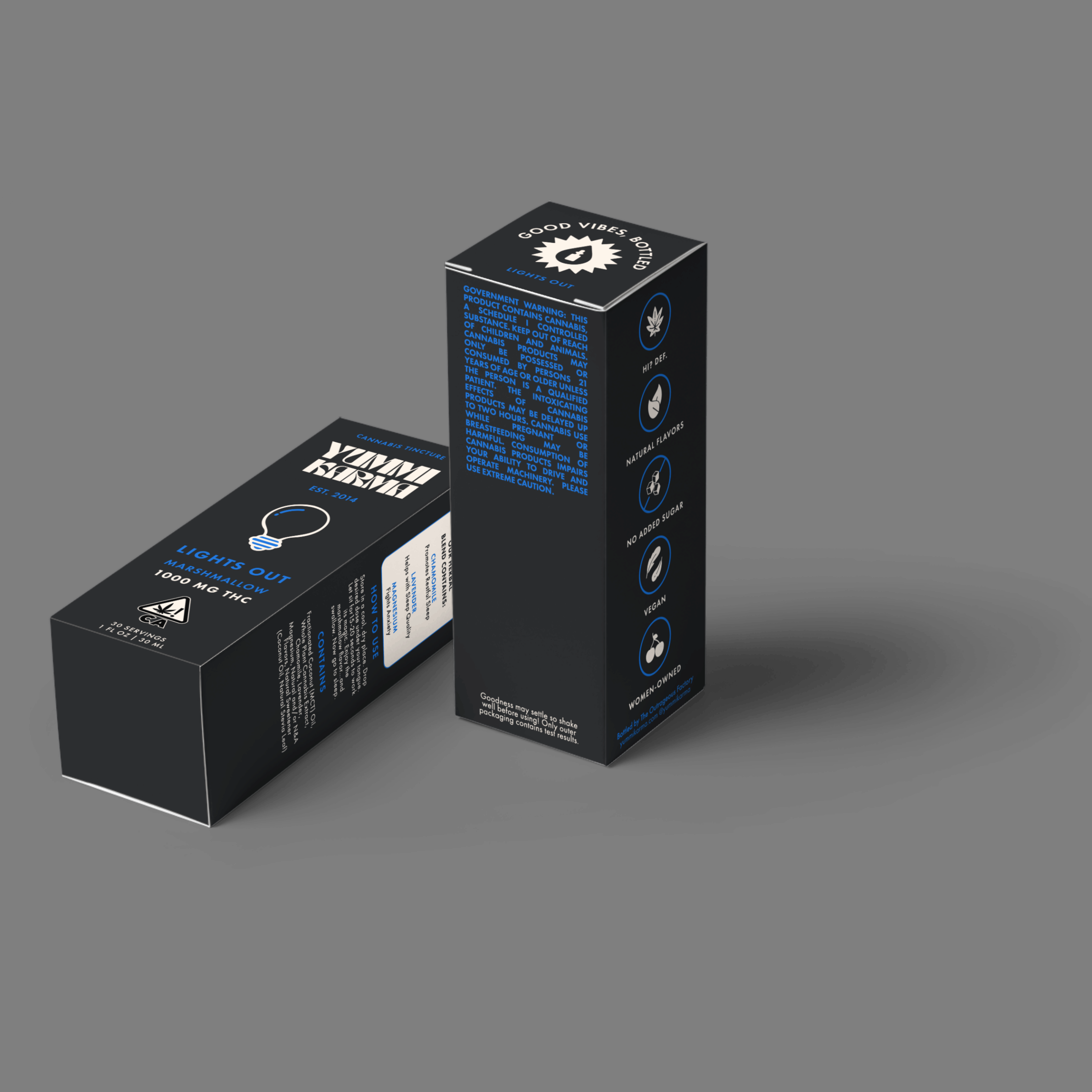 Lights Out Tincture 1,000mg THC - Yummi Karma -  - $60.99 - Tincture