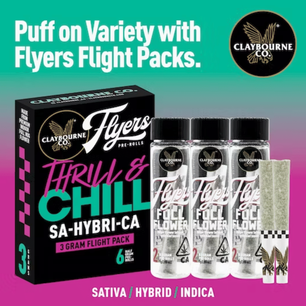 Thrill & Chill Variety Prerolls Pack 3g - Claybourne Co. -  - $40 - Pre-Rolls