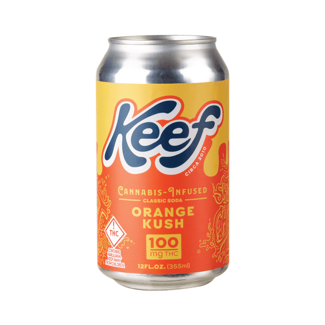 Keef Brands — Keef Cola - Orange Xtreme 100mg