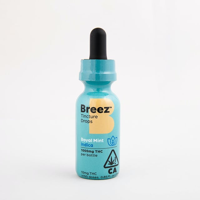 Breez Royal Mint Indica Tincture Drops (Large)