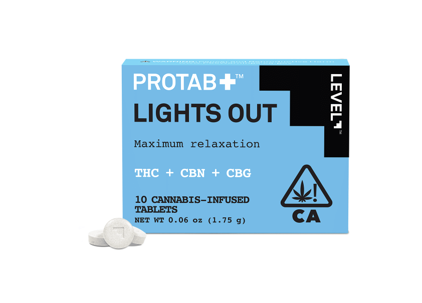 $39.57 Lights Out THC + CBN + CBG - Protab -  - $28.50 - Edibles