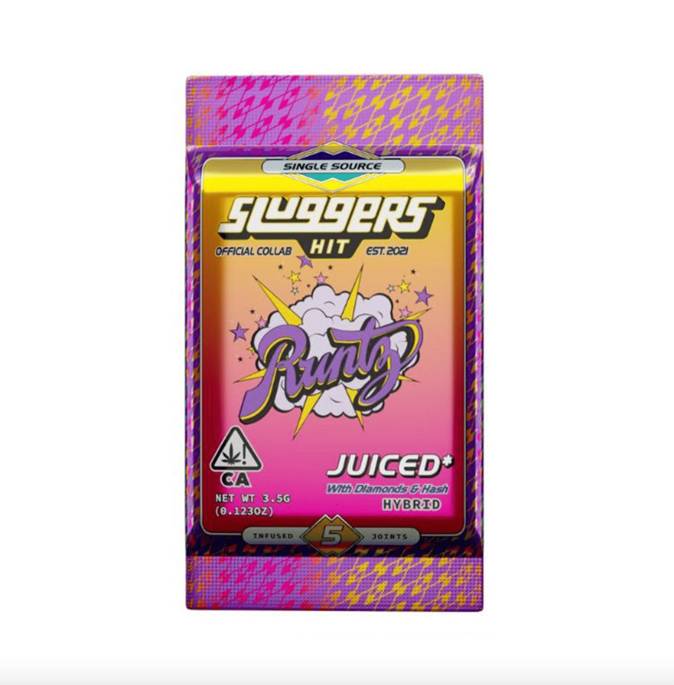 Runtz Infused 5pk Prerolls 3.5g - Sluggers -  - $45 - Pre-Rolls