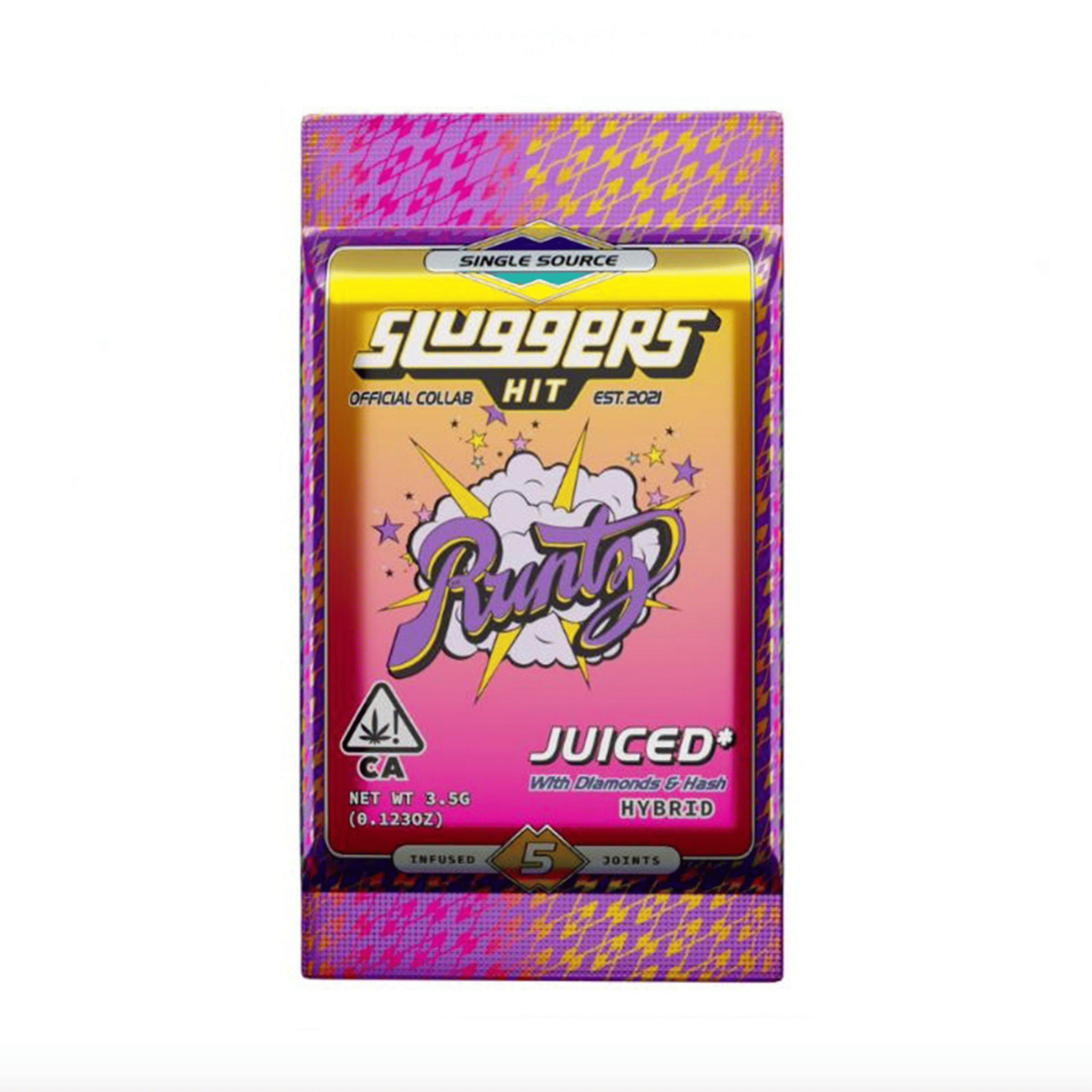 Runtz Infused 5pk Prerolls 3.5g - Sluggers - - $45 - Pre-Rolls