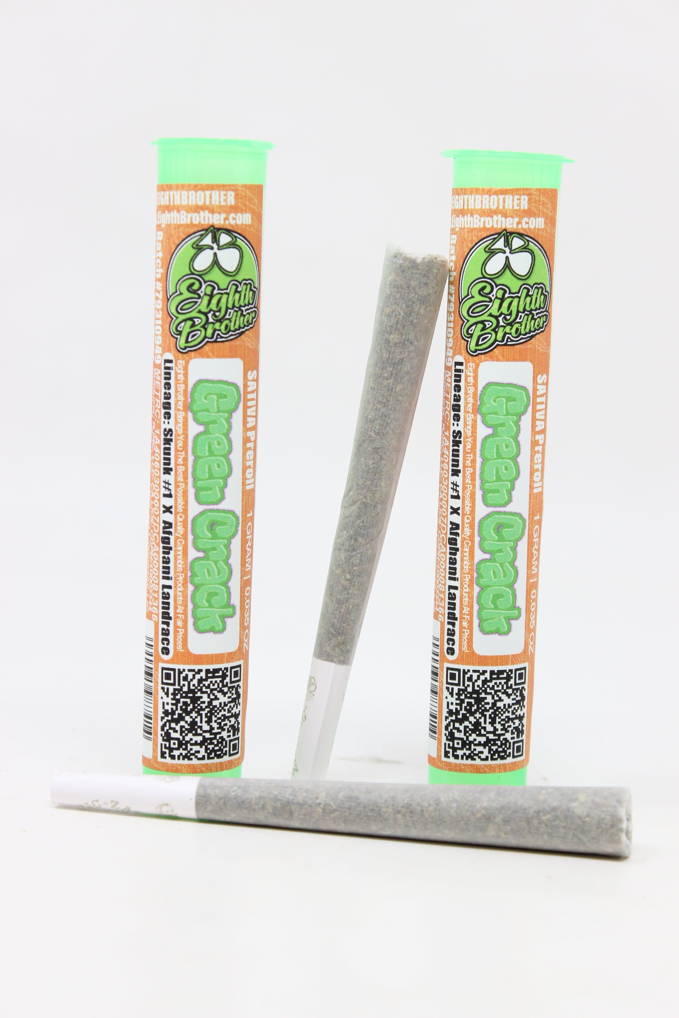 EIGHTH BROTHER - Green Crack (S/H) - 1g Preroll - Eighth Brother - PR - $5 - Prerolls