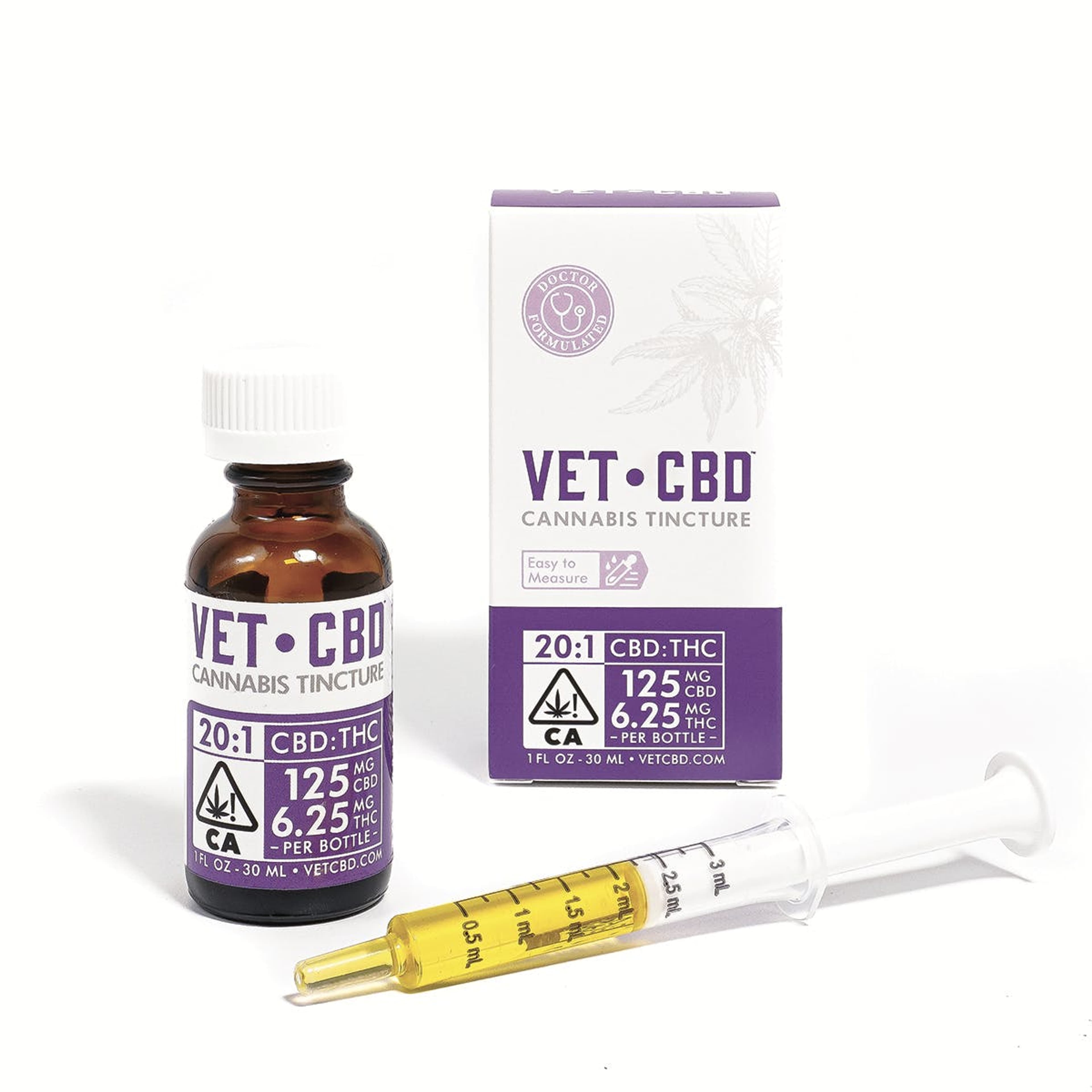 PET Tincture (125mg) - Vet CBD - - $40 - Tincture
