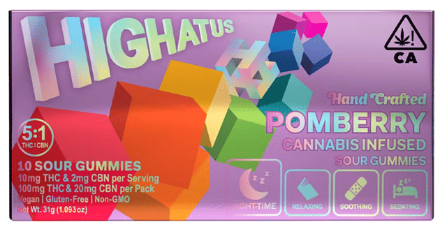 PomBerry CBN Sour Gummies 100mg