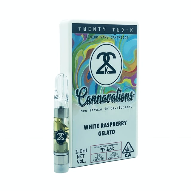 1g White Raspberry Gelato Vape 22K